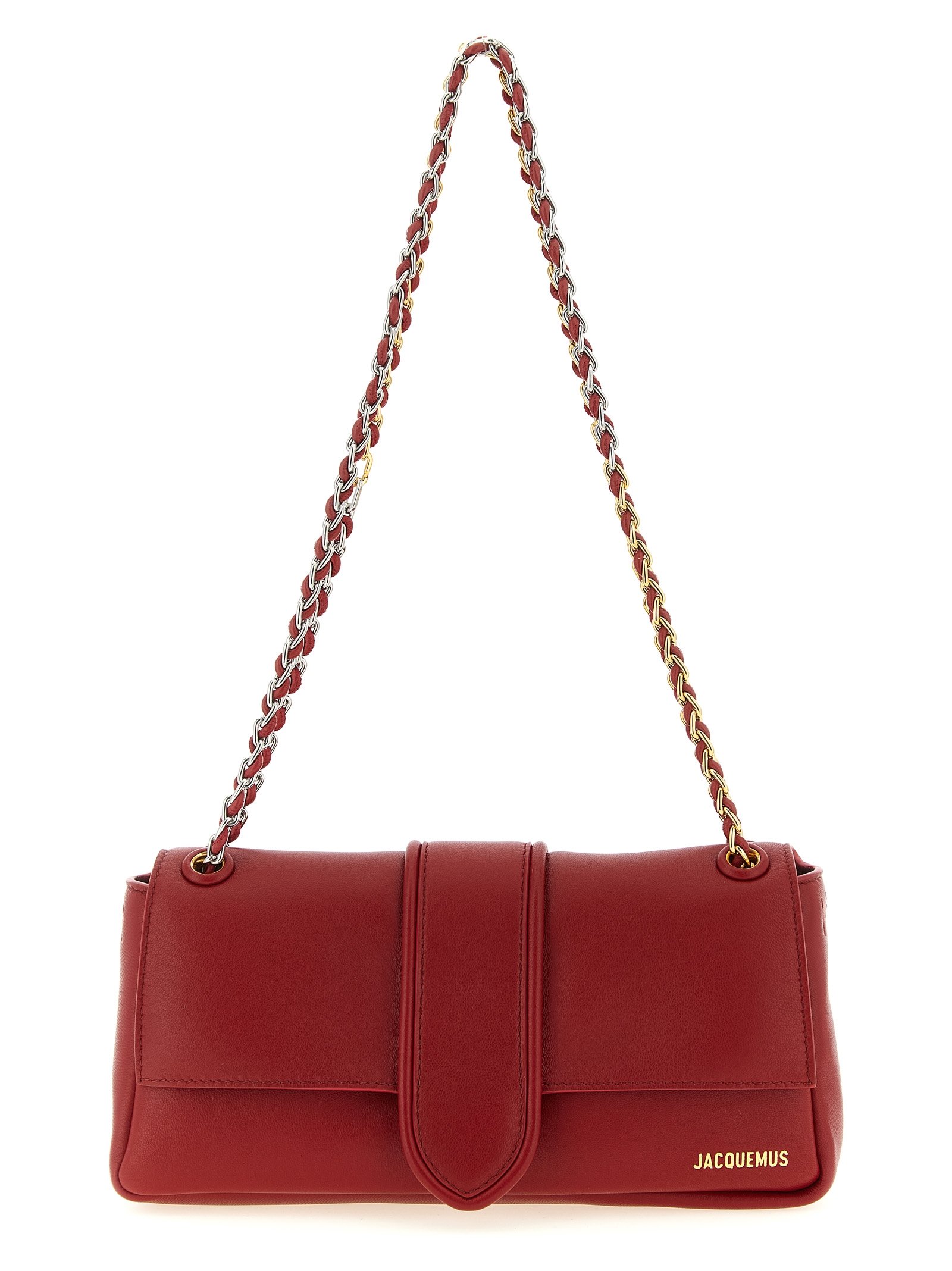 Jacquemus rood Lamb leren schoudertas