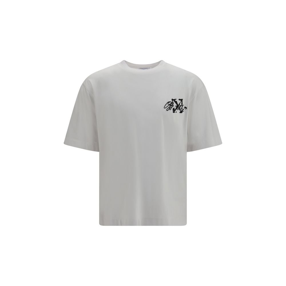 Off-wit wit katoenen Sportswear