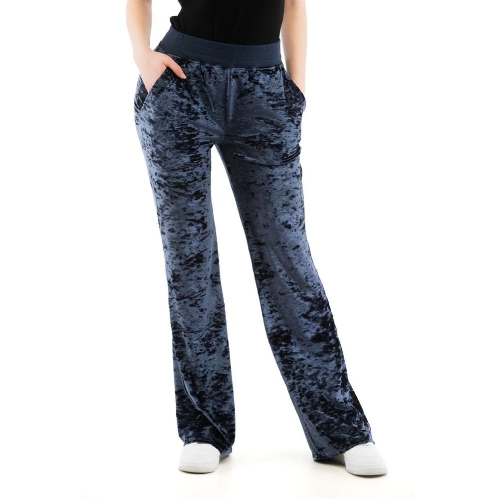 Moschino blauw polyester casual broek