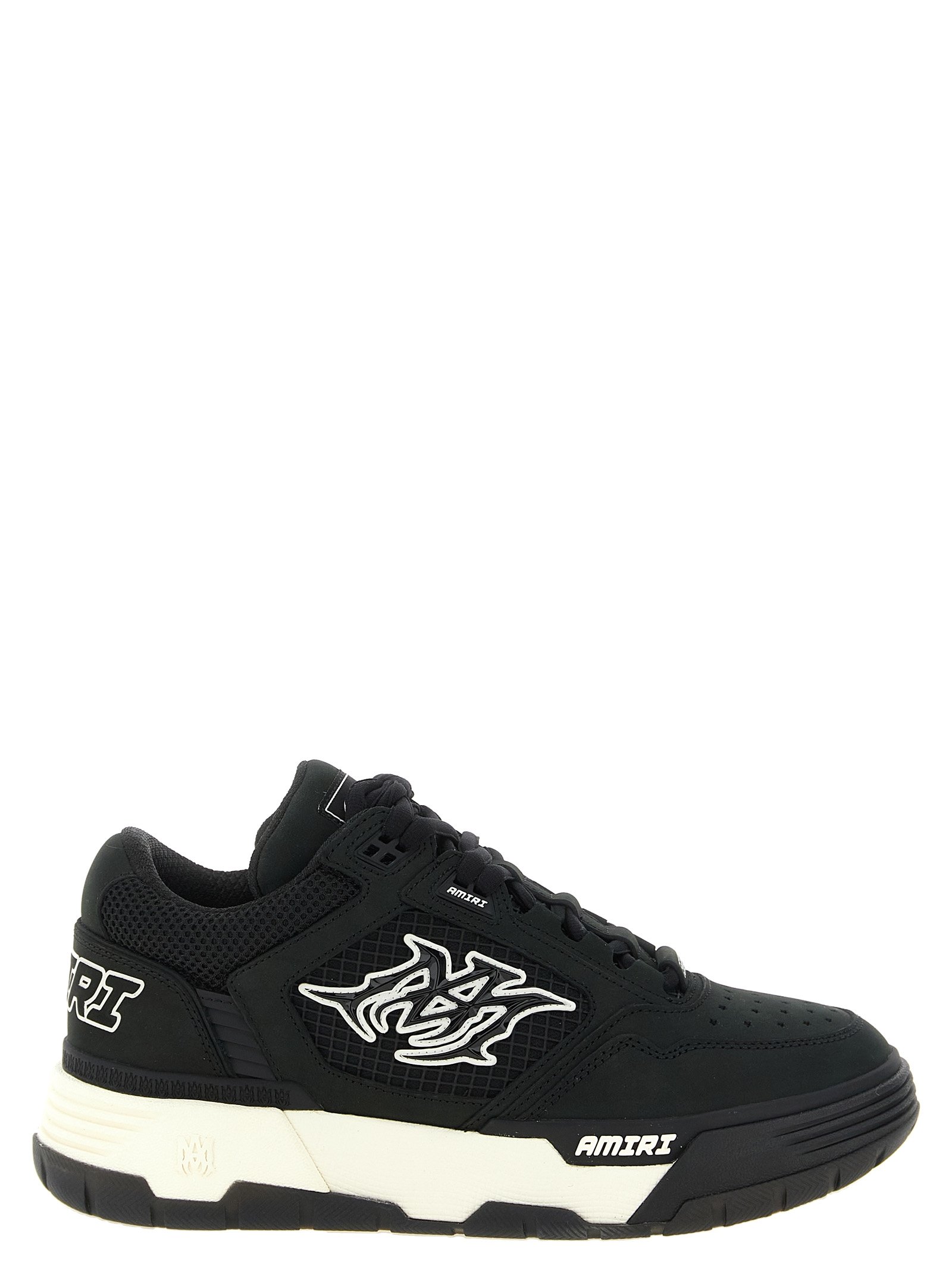 Amiri tweekleurig kalfsleren sportsneakers