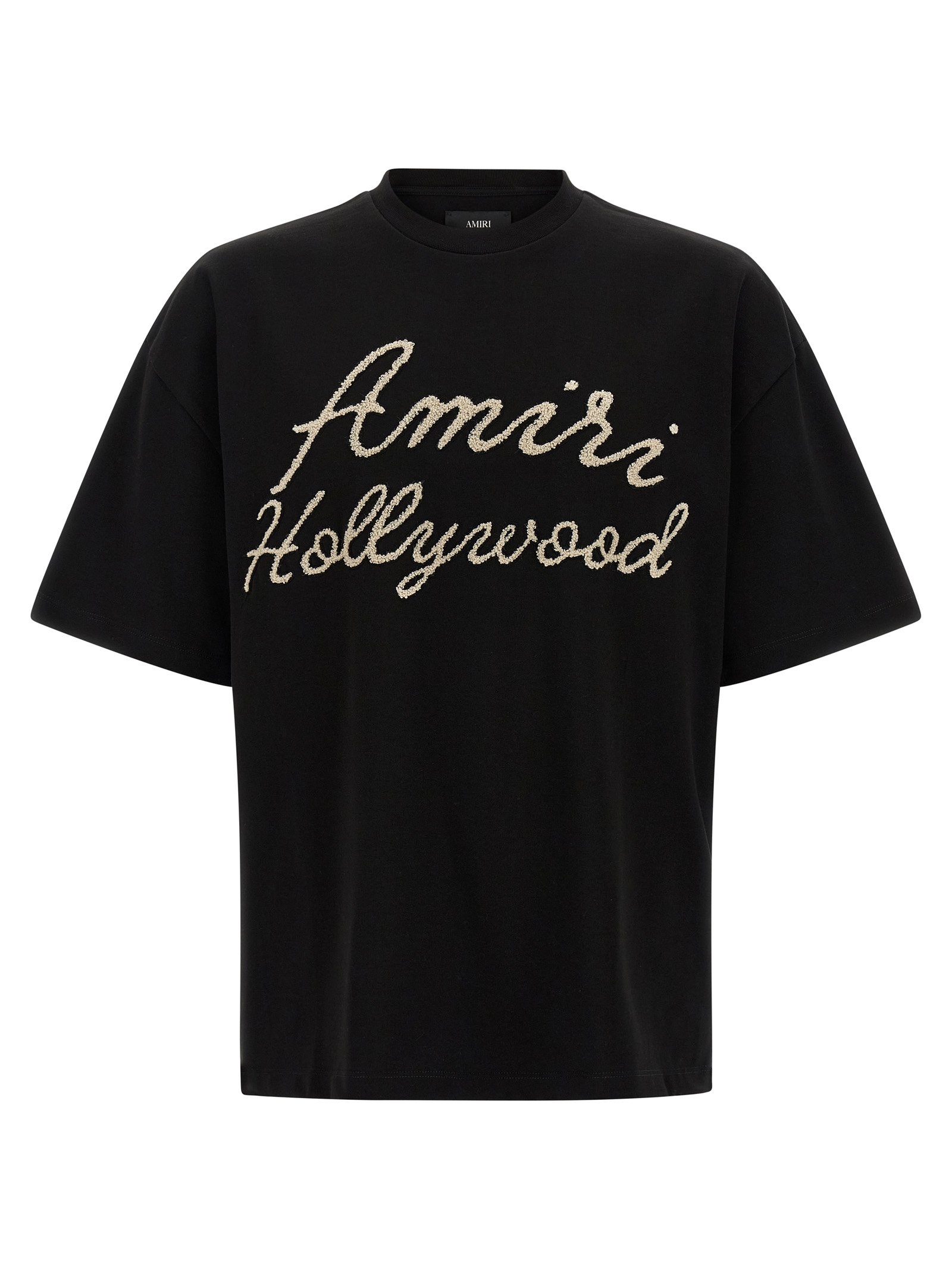 Amiri zwart katoenen T-shirt