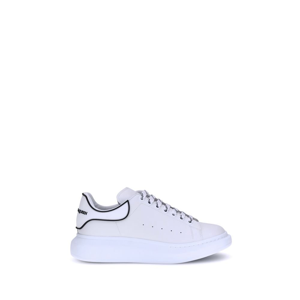 Alexander McQueen wit kalfsleren platformsneakers