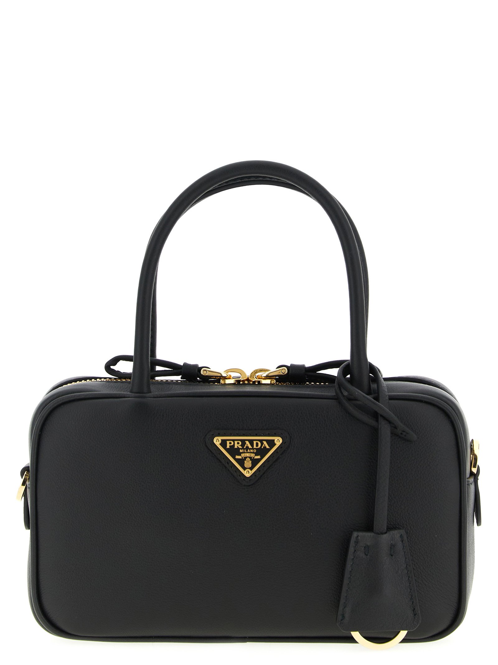 Prada zwart kalfsleren handtas
