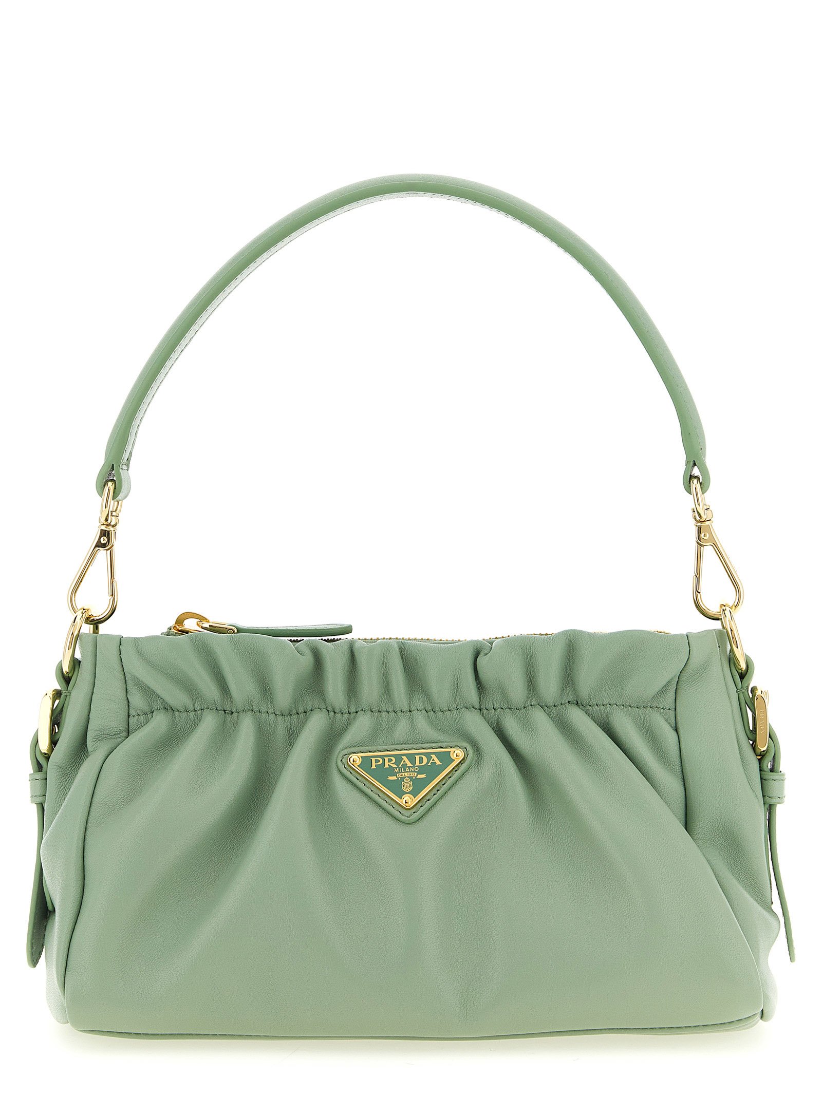 Prada tweekleurig Lamb leren schoudertas