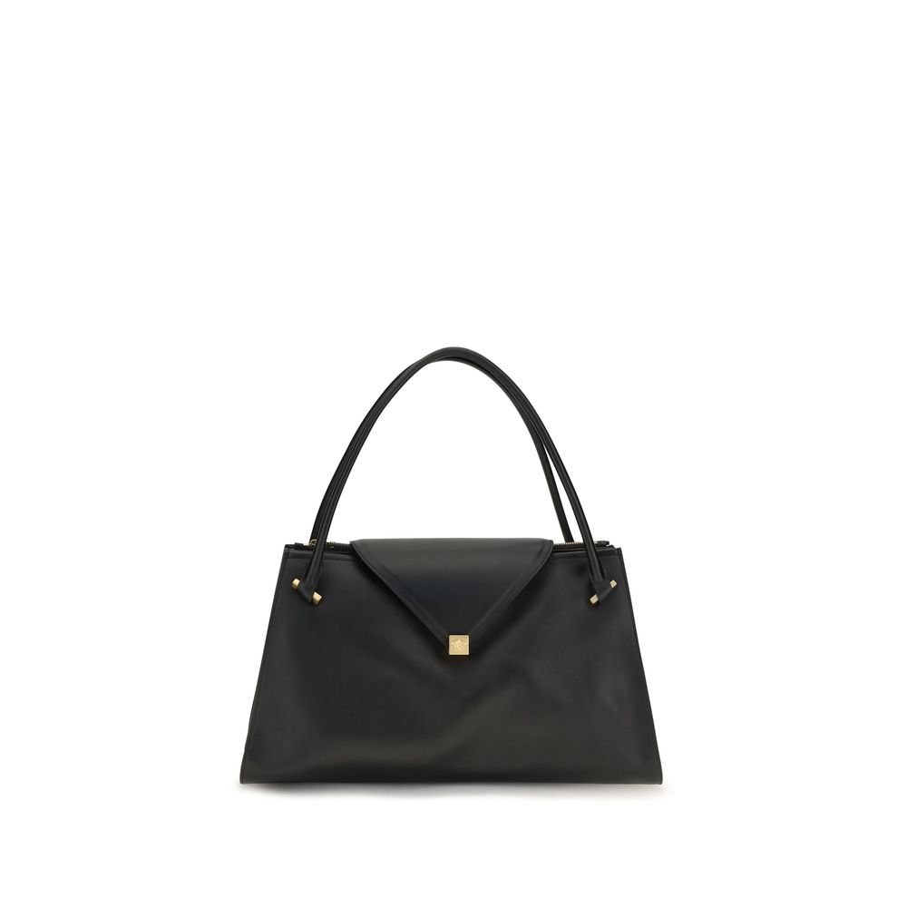 Versace zwart kalfsleren schoudertas