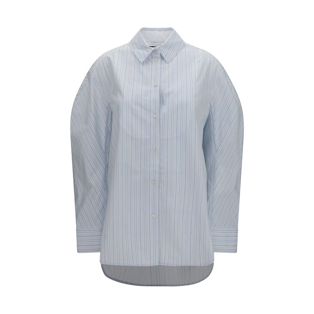 Jacquemus blauw katoenen overhemd
