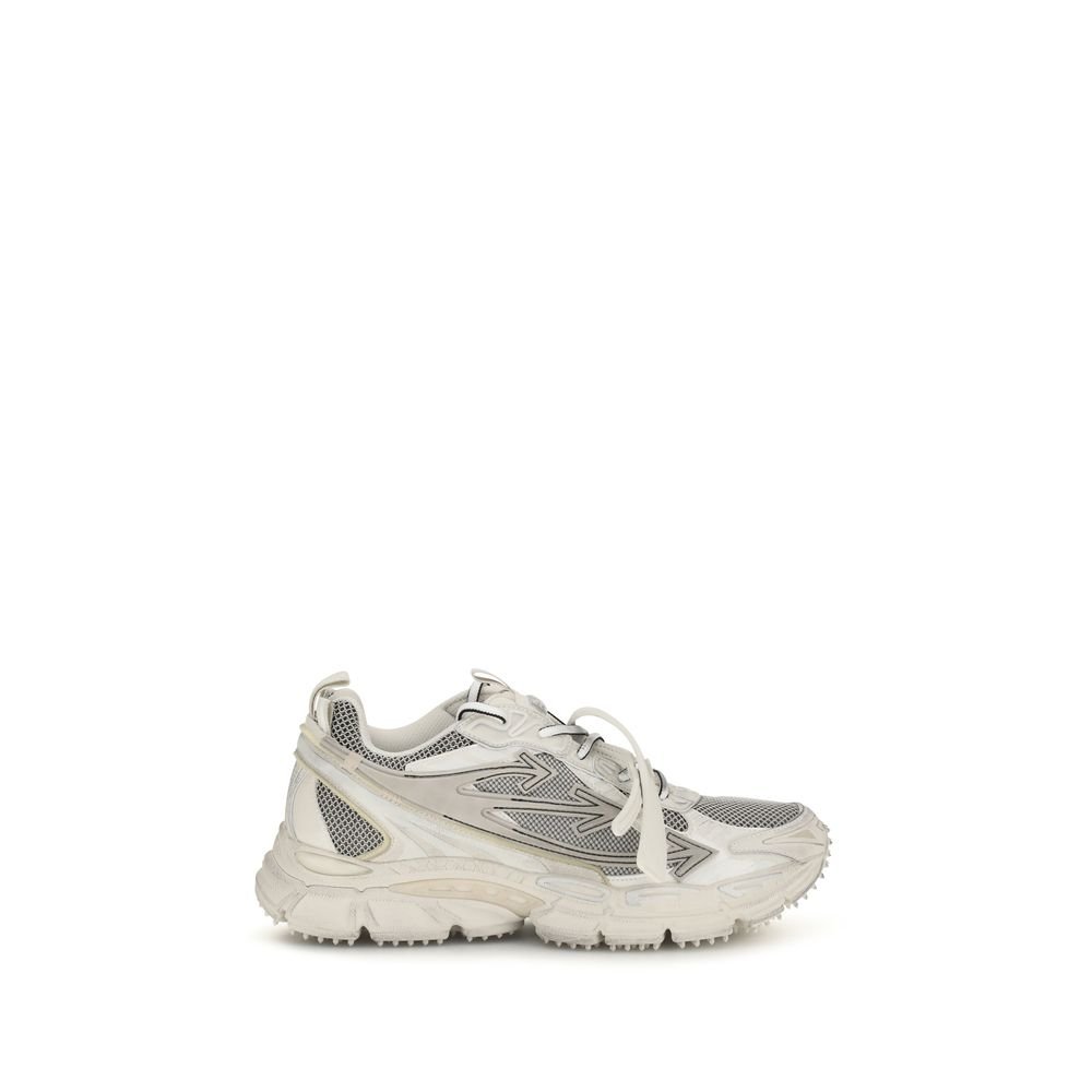 Off-wit Beige Fabric sportsneakers