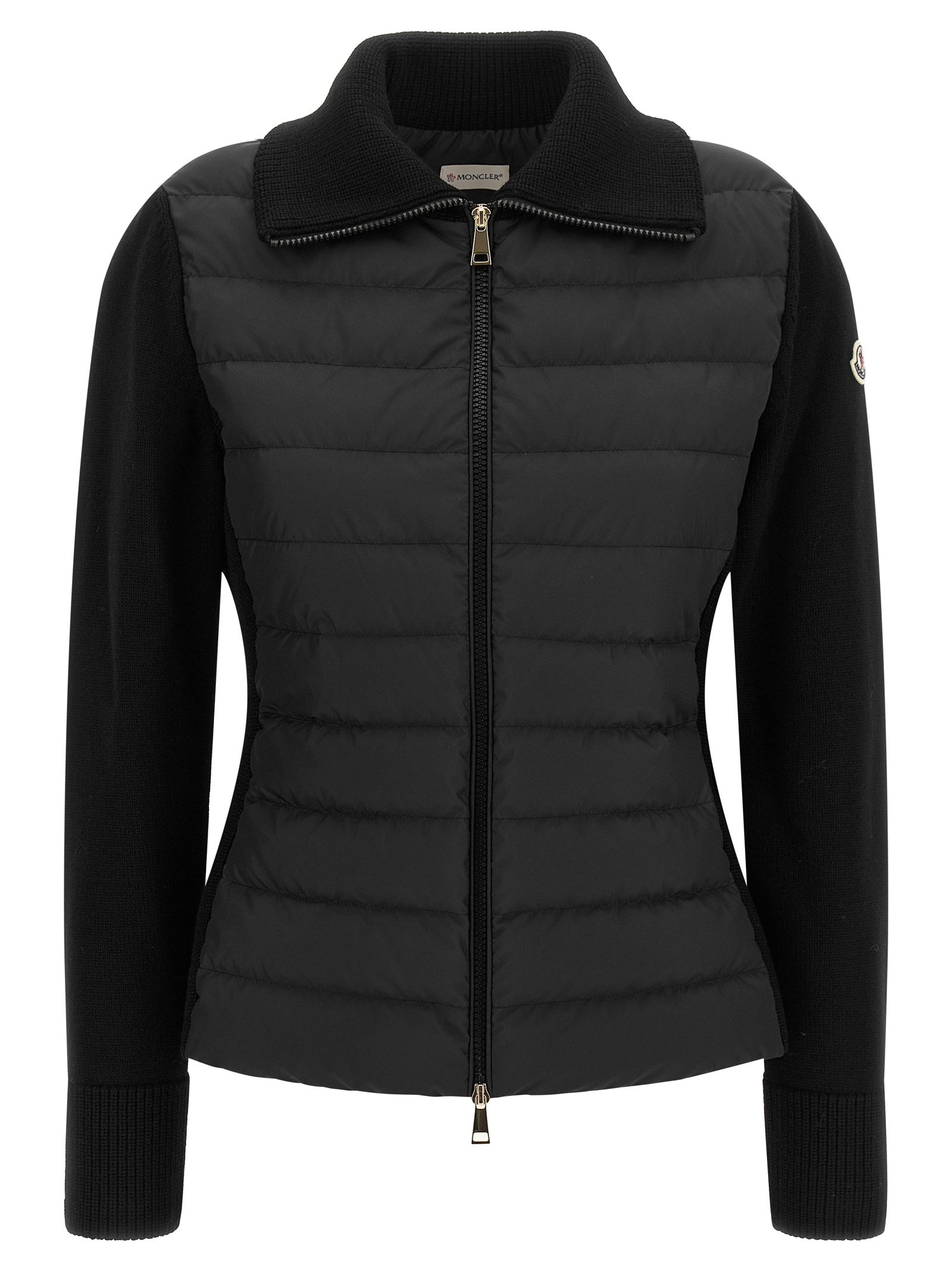 Moncler zwart polyester vest