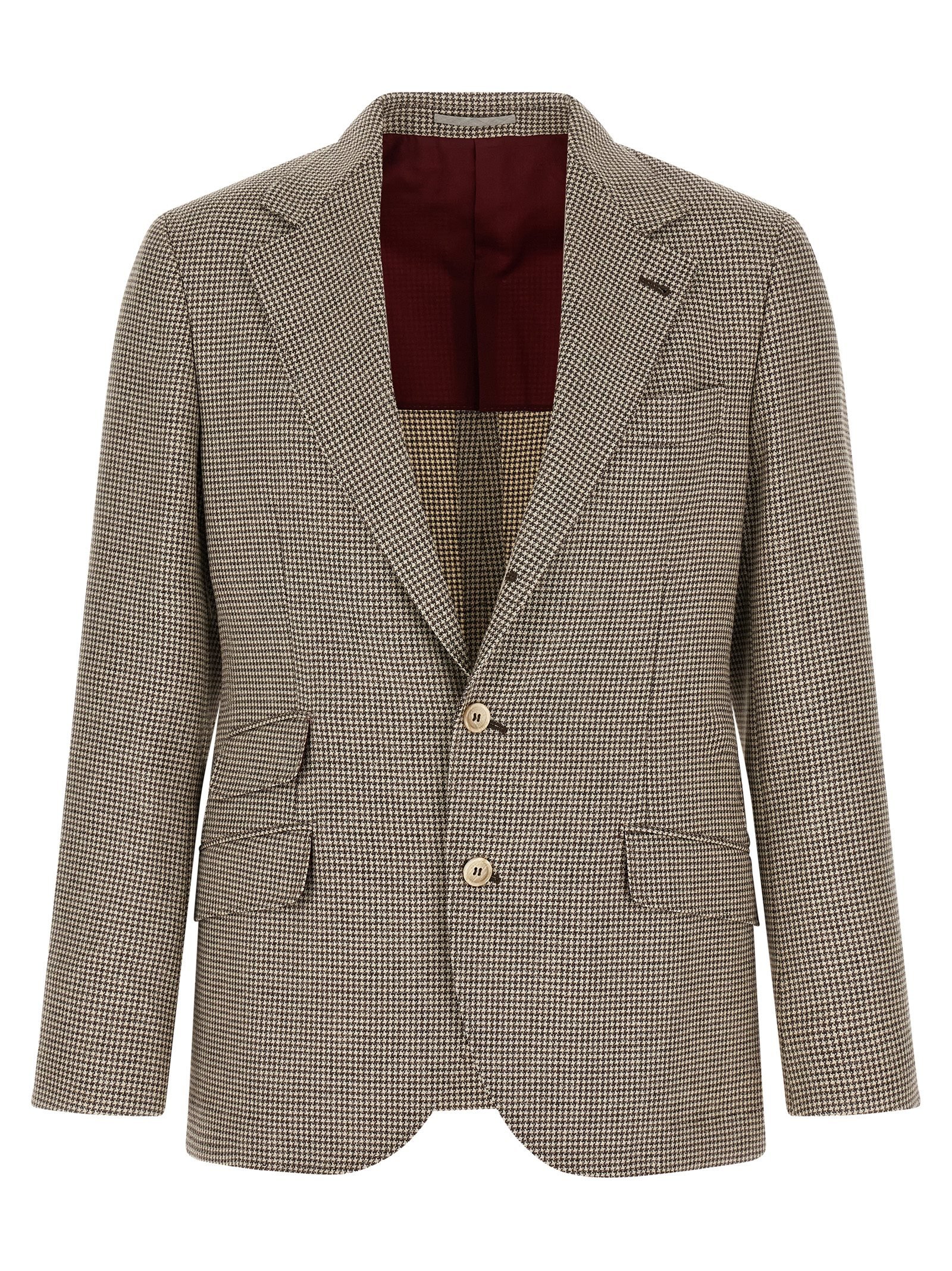 Brunello Cucinelli grijs wollen Blazer