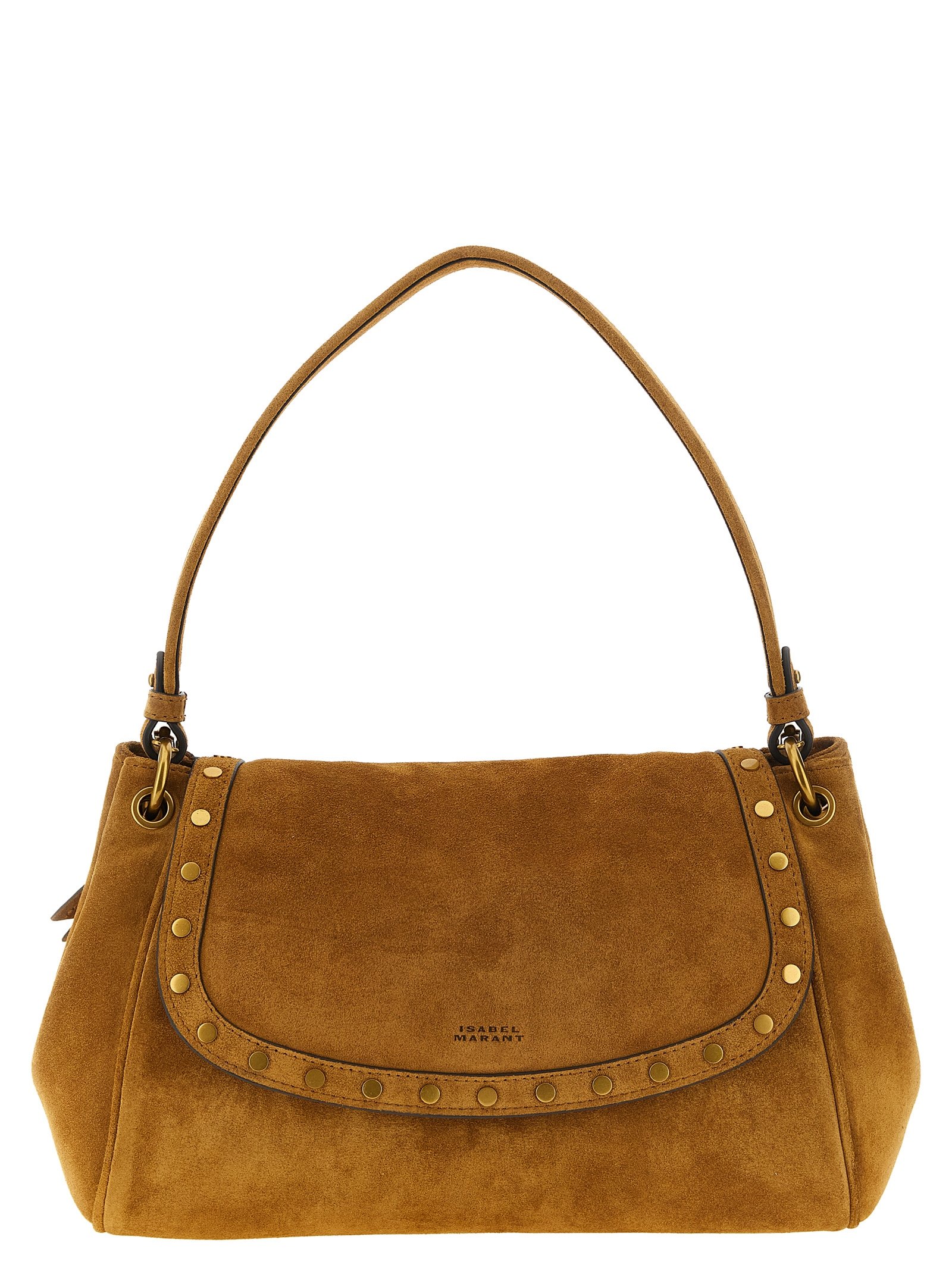Isabel Marant Beige kalfsleren schoudertas