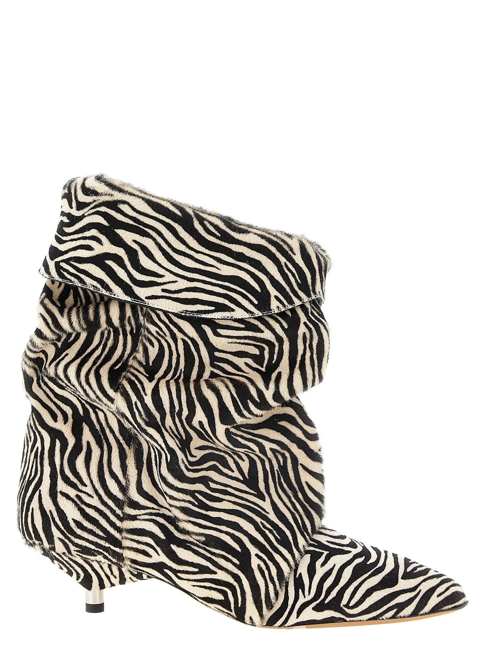 Isabel Marant tweekleurig Cowhide enkellaarsjes