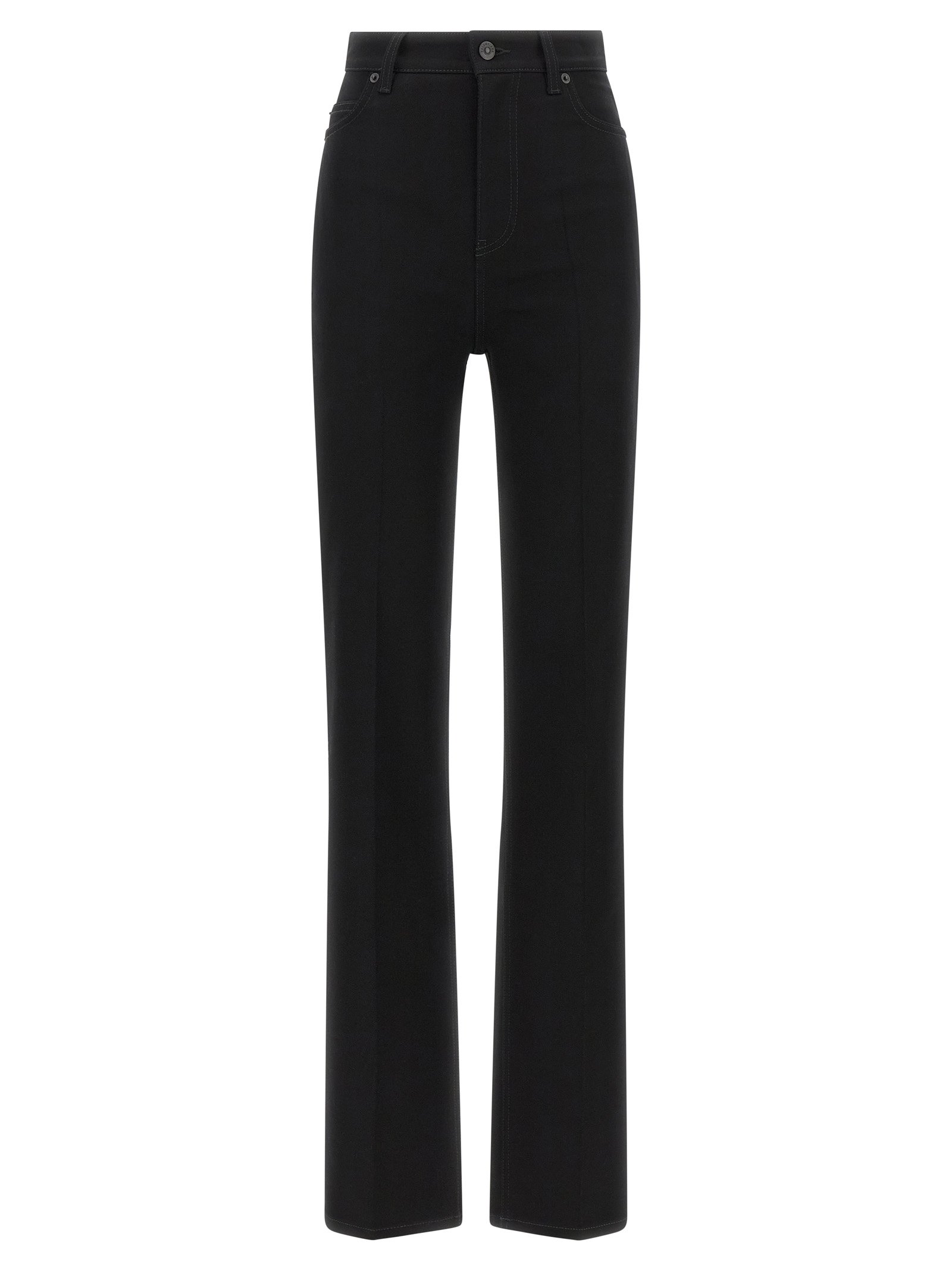 Balenciaga zwart elastaan High-Waisted Jean