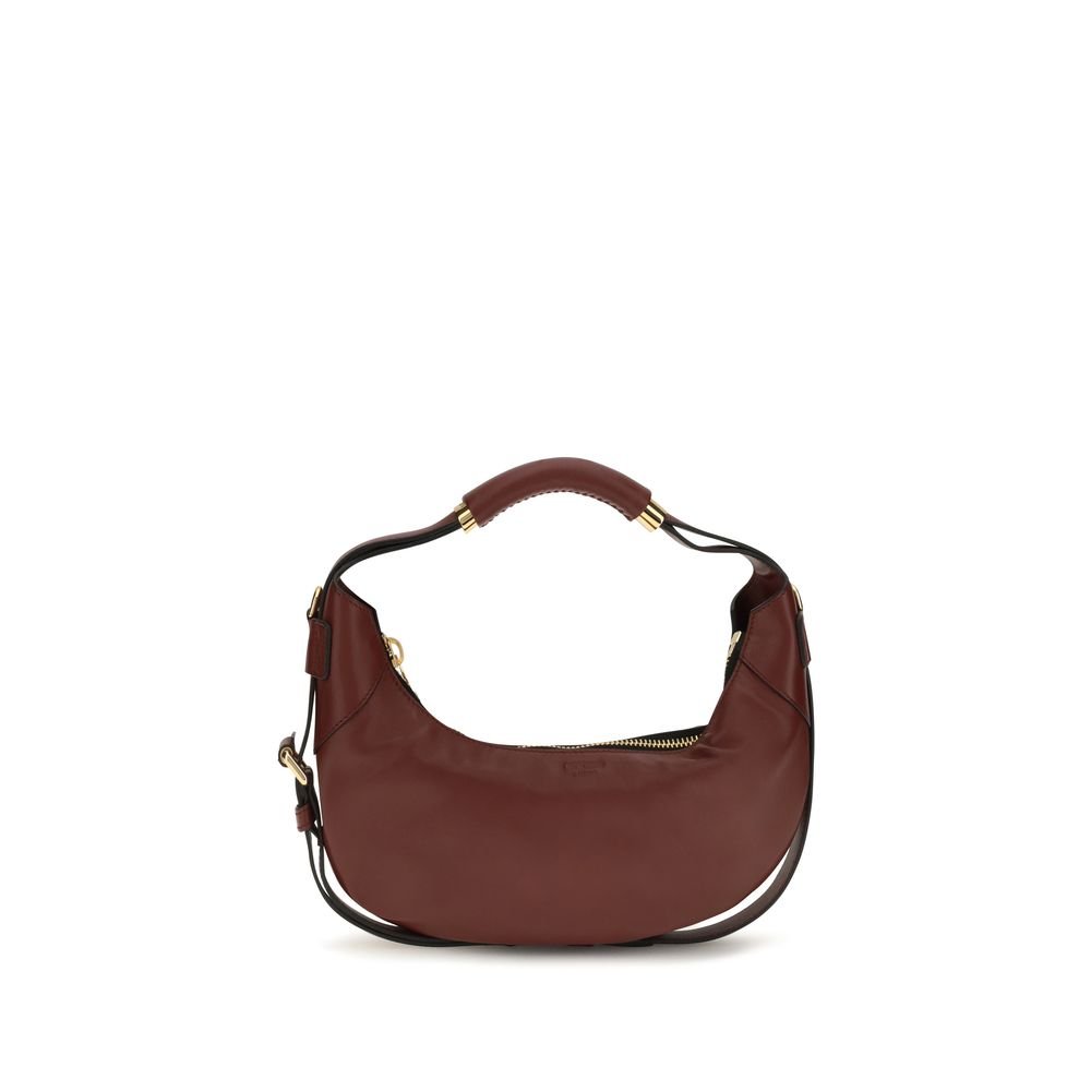 Moschino bordeauxrood kalfsleren handtas