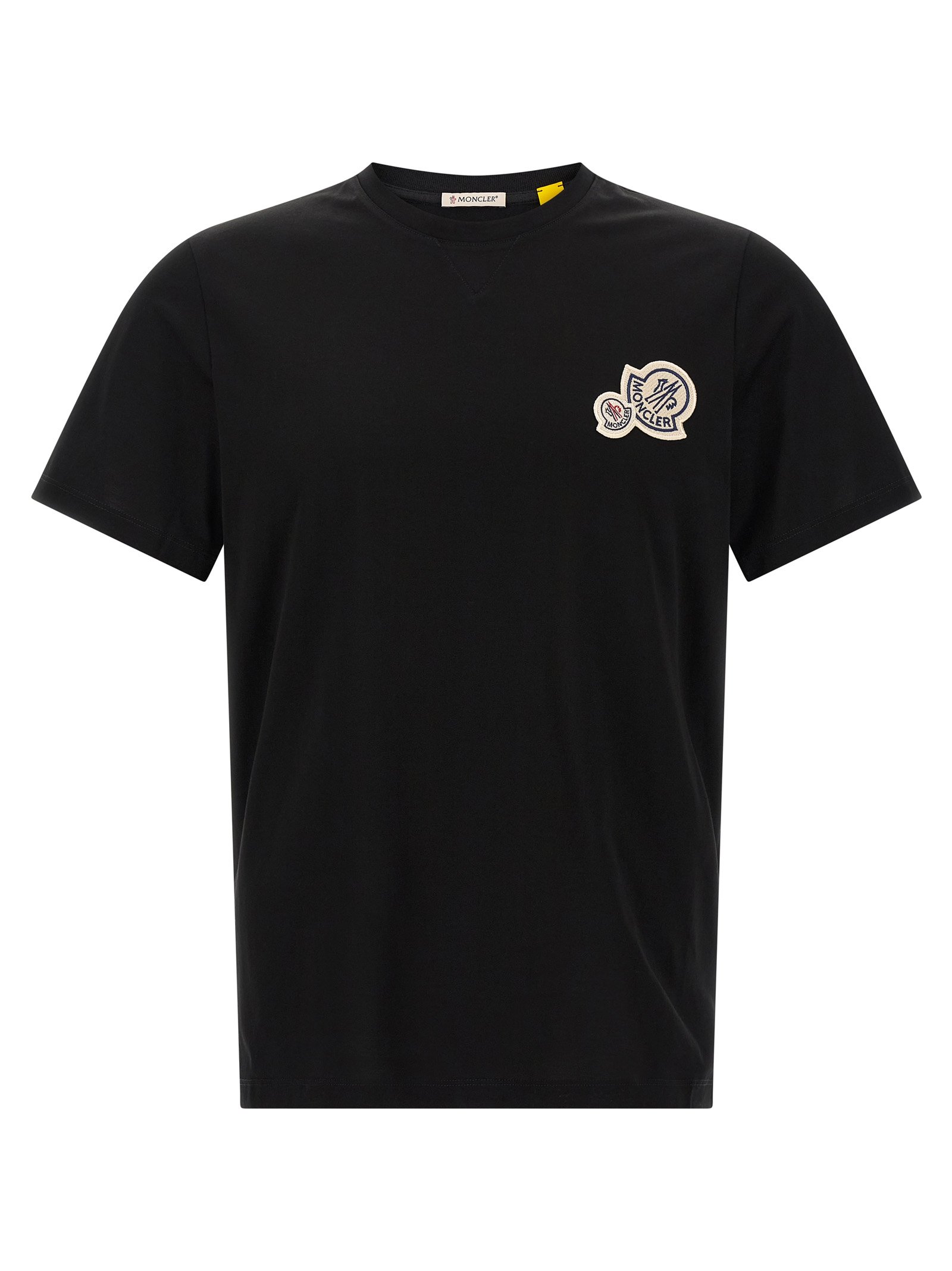 Moncler zwart katoenen T-shirt