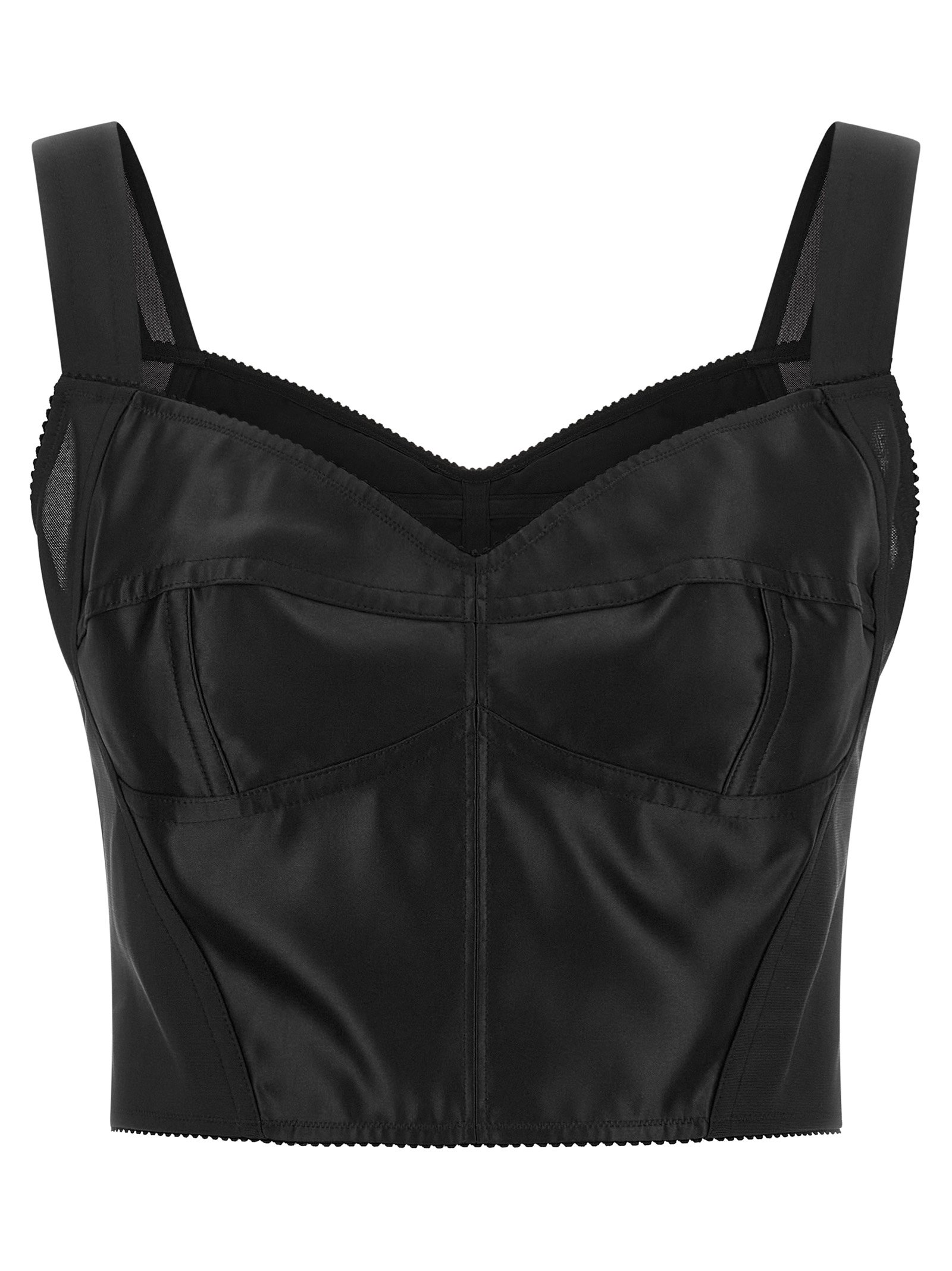 Dolce & Gabbana zwart polyamide tanktops