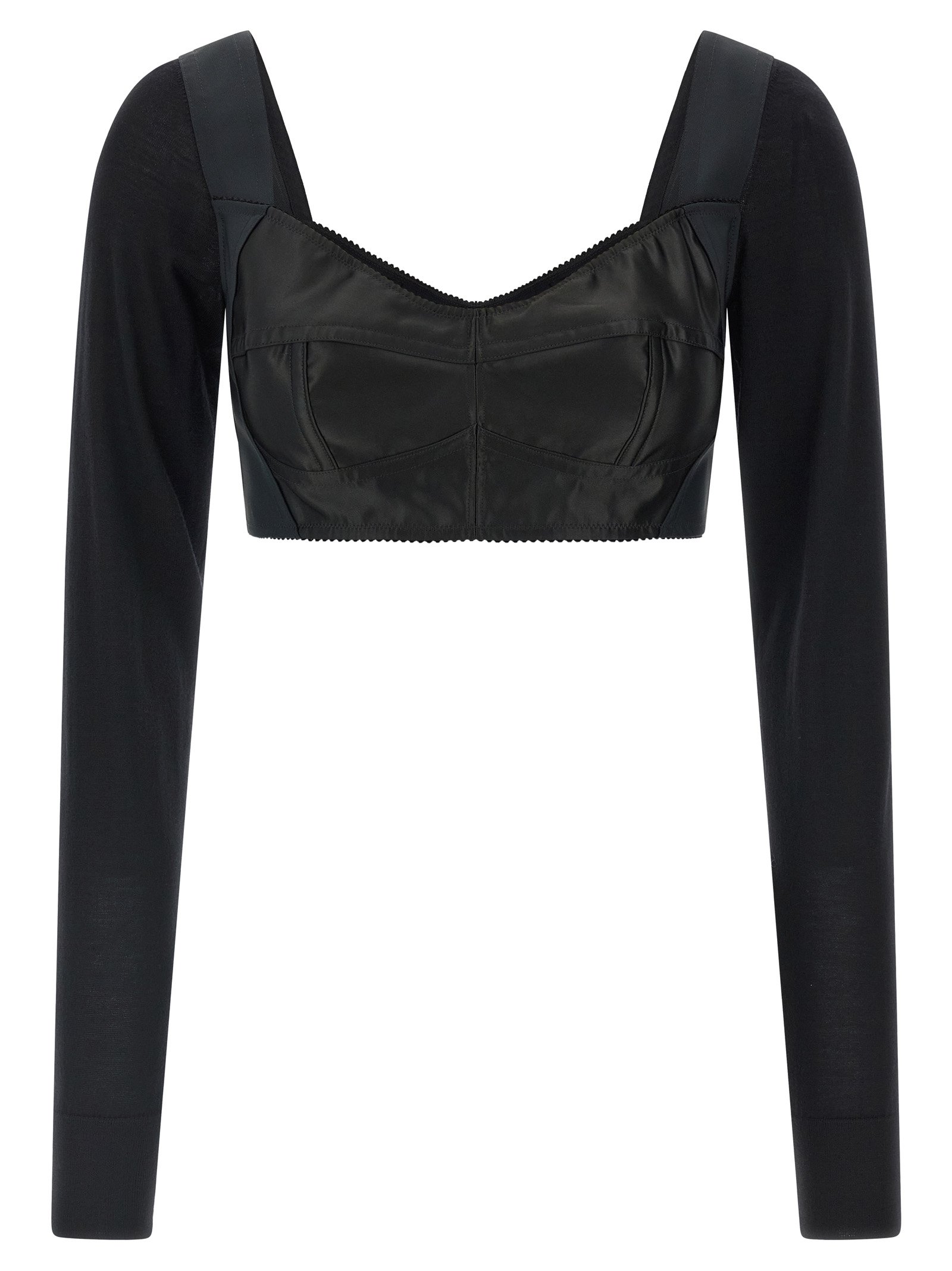 Dolce & Gabbana zwart polyester tanktops