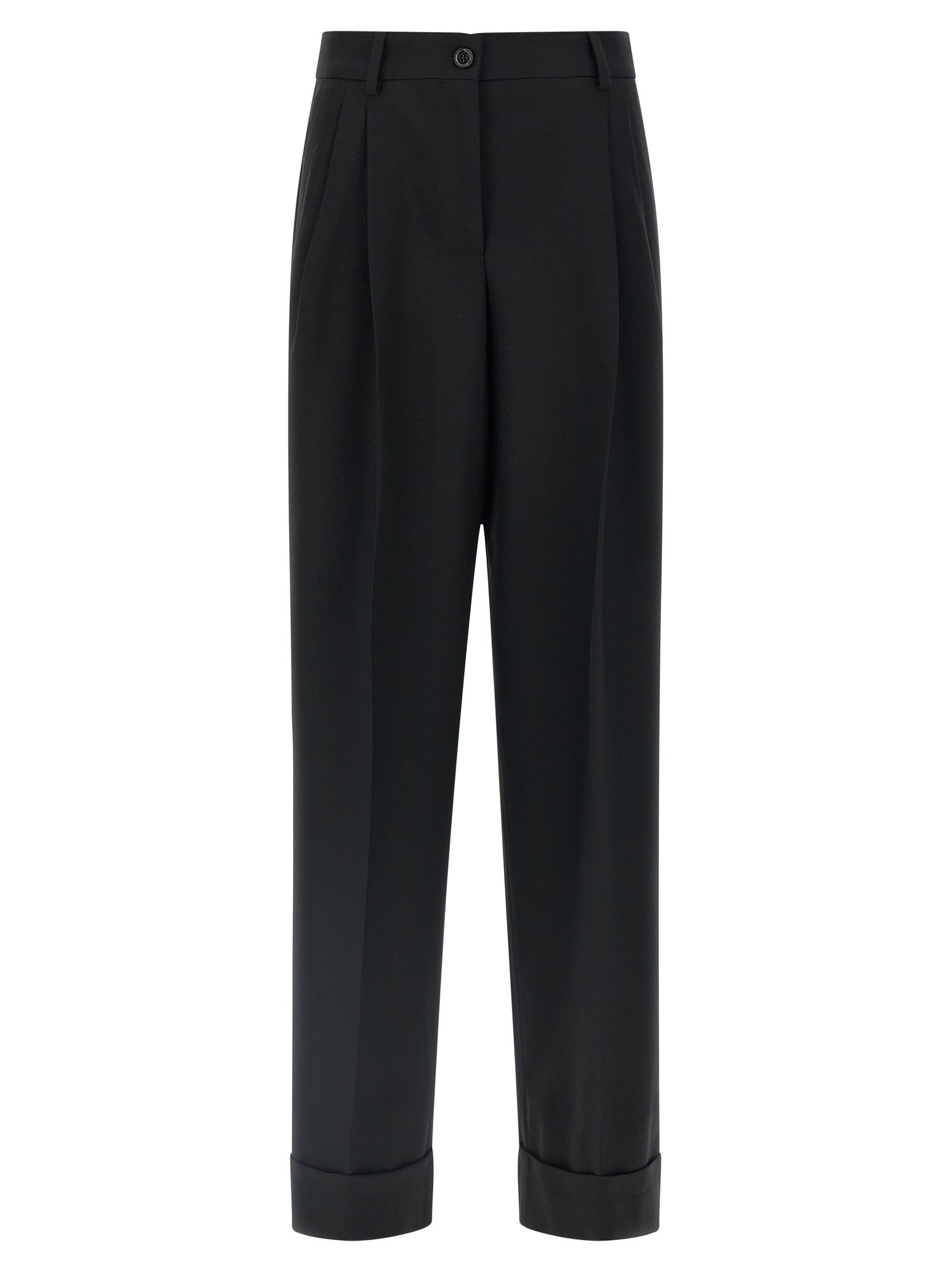 Dolce & Gabbana zwart Virgin wollen pantalon