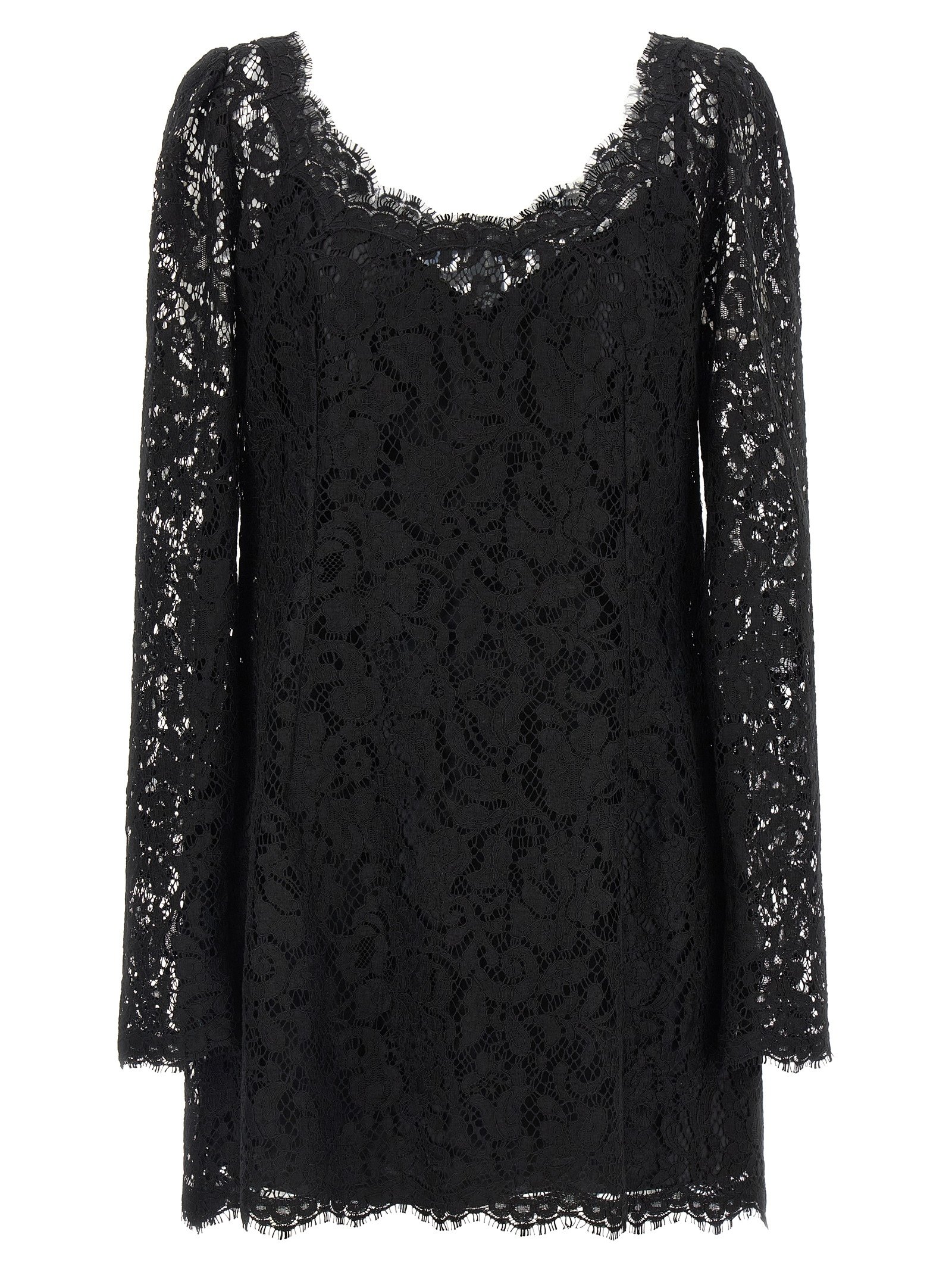 Dolce & Gabbana zwart katoenen Short jurk
