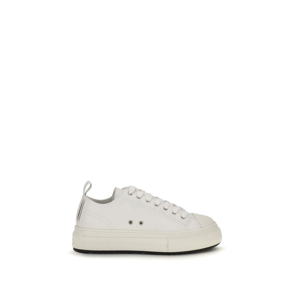 Dsquared² wit polyethyleen platformsneakers