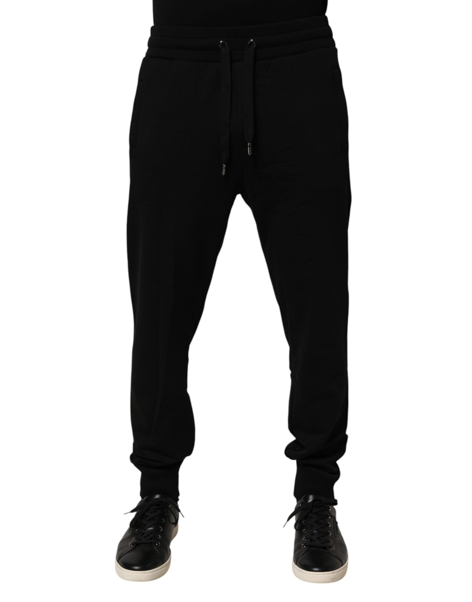 Dolce & Gabbana zwart katoenen Jogger heren Sweatpants broek