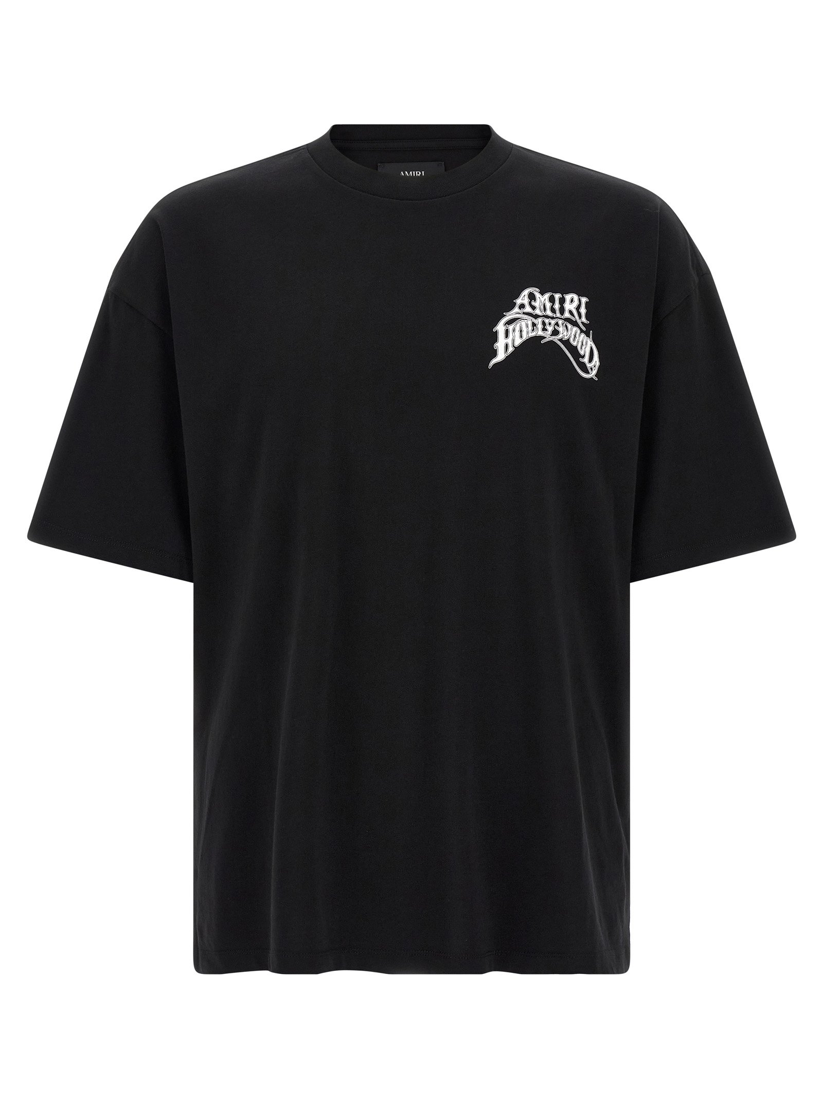 Amiri zwart katoenen T-shirt