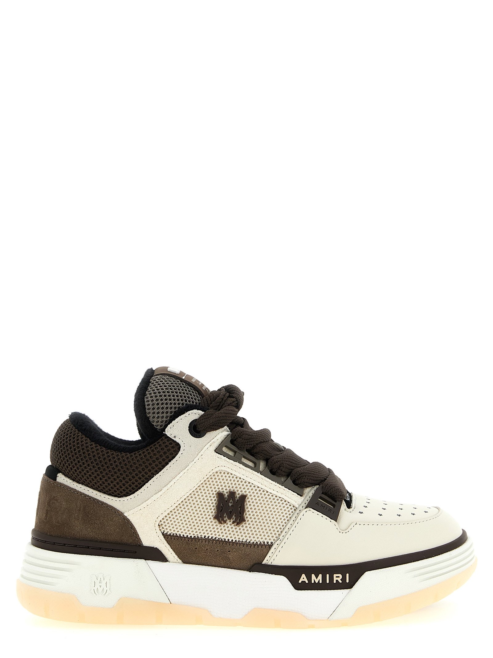 Amiri bruin kalfsleren chunky sneakers