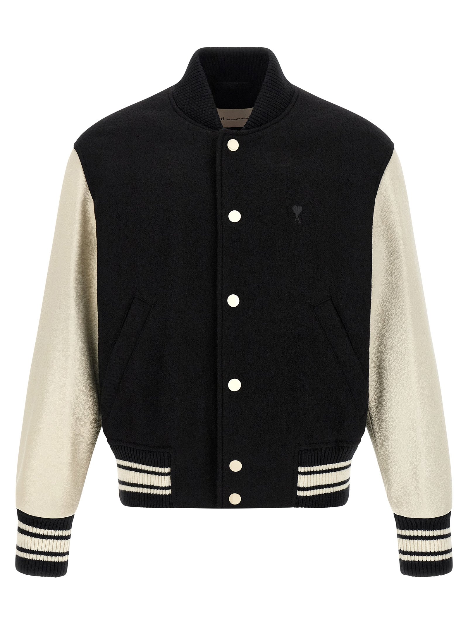 Ami Paris tweekleurig Virgin wollen Bomber