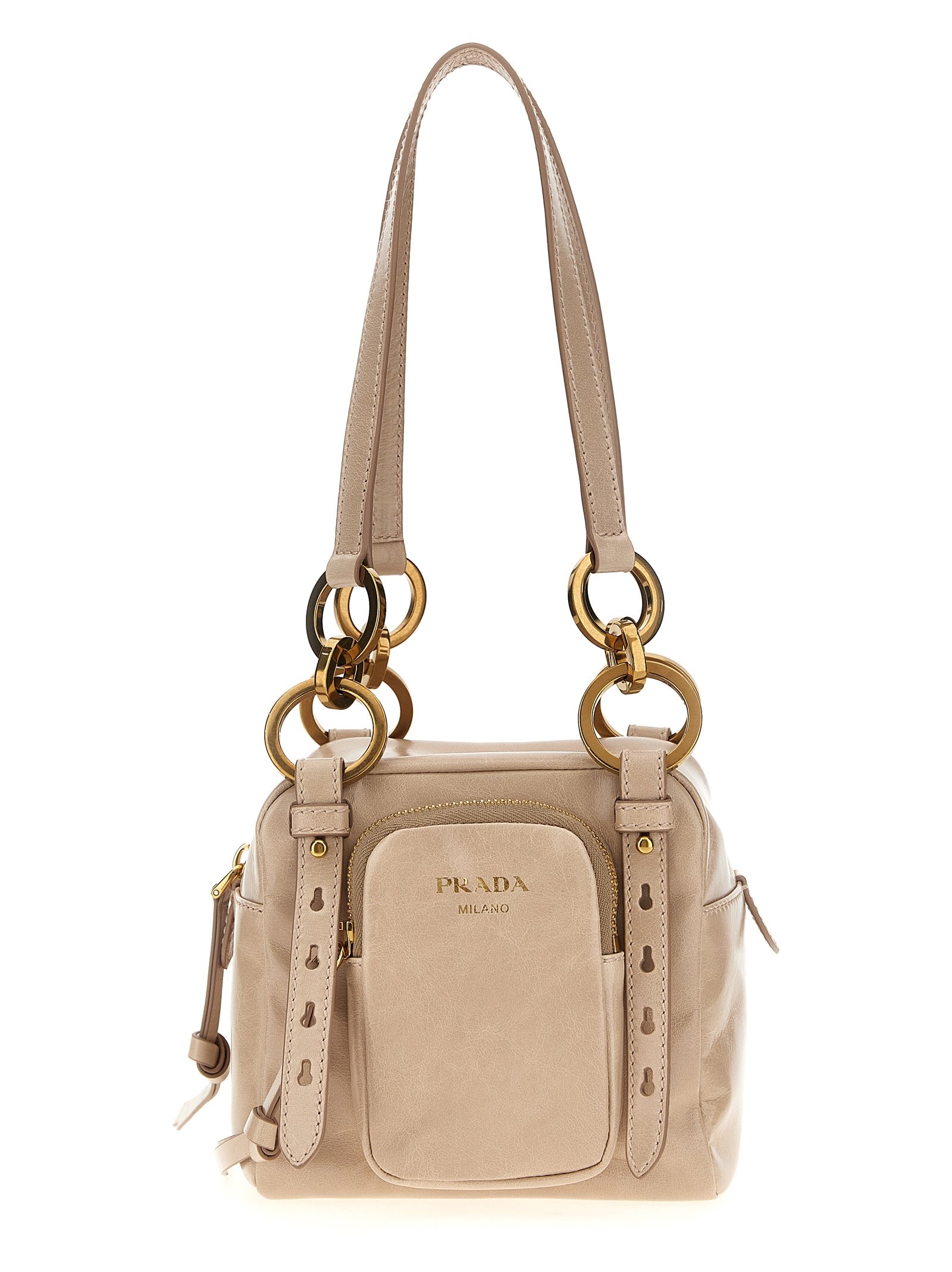Prada meerkleurig kalfsleren handtas