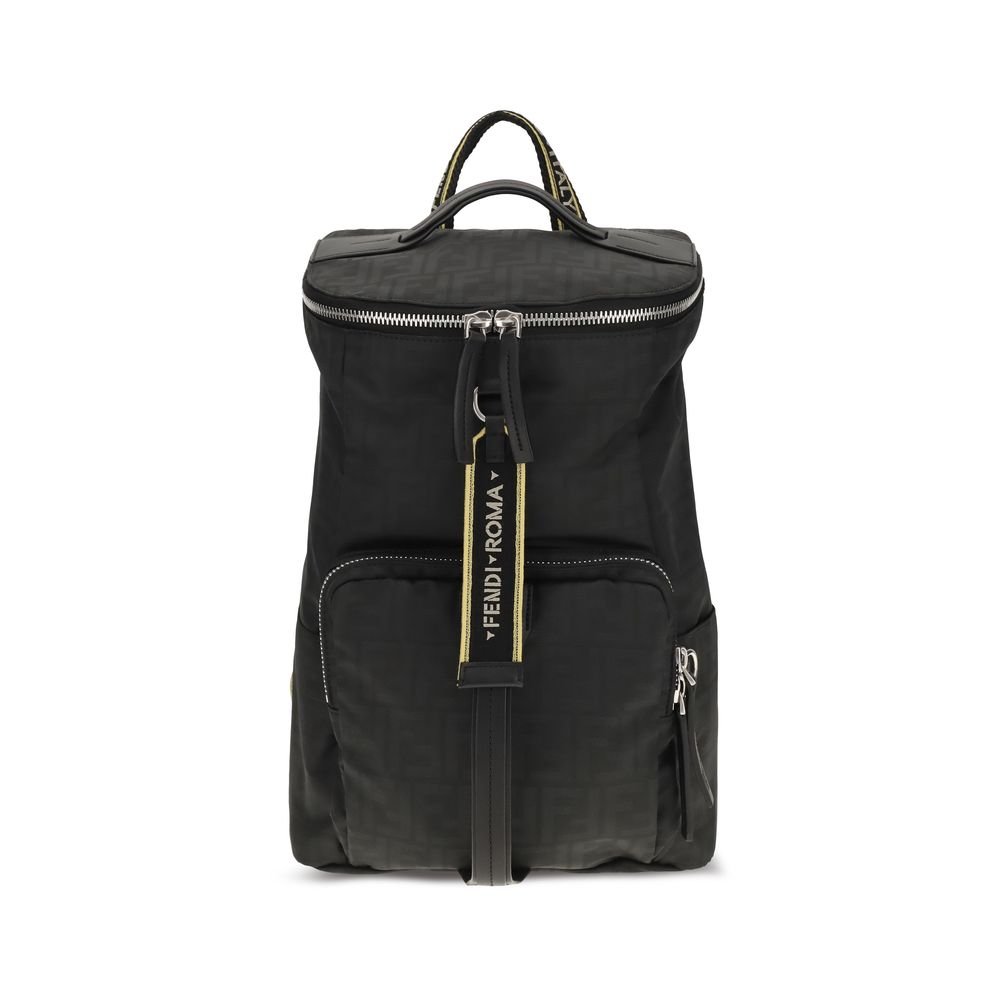 Fendi zwart polyester Backpack