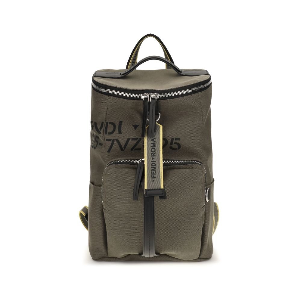 Fendi tweekleurig katoenen Backpack