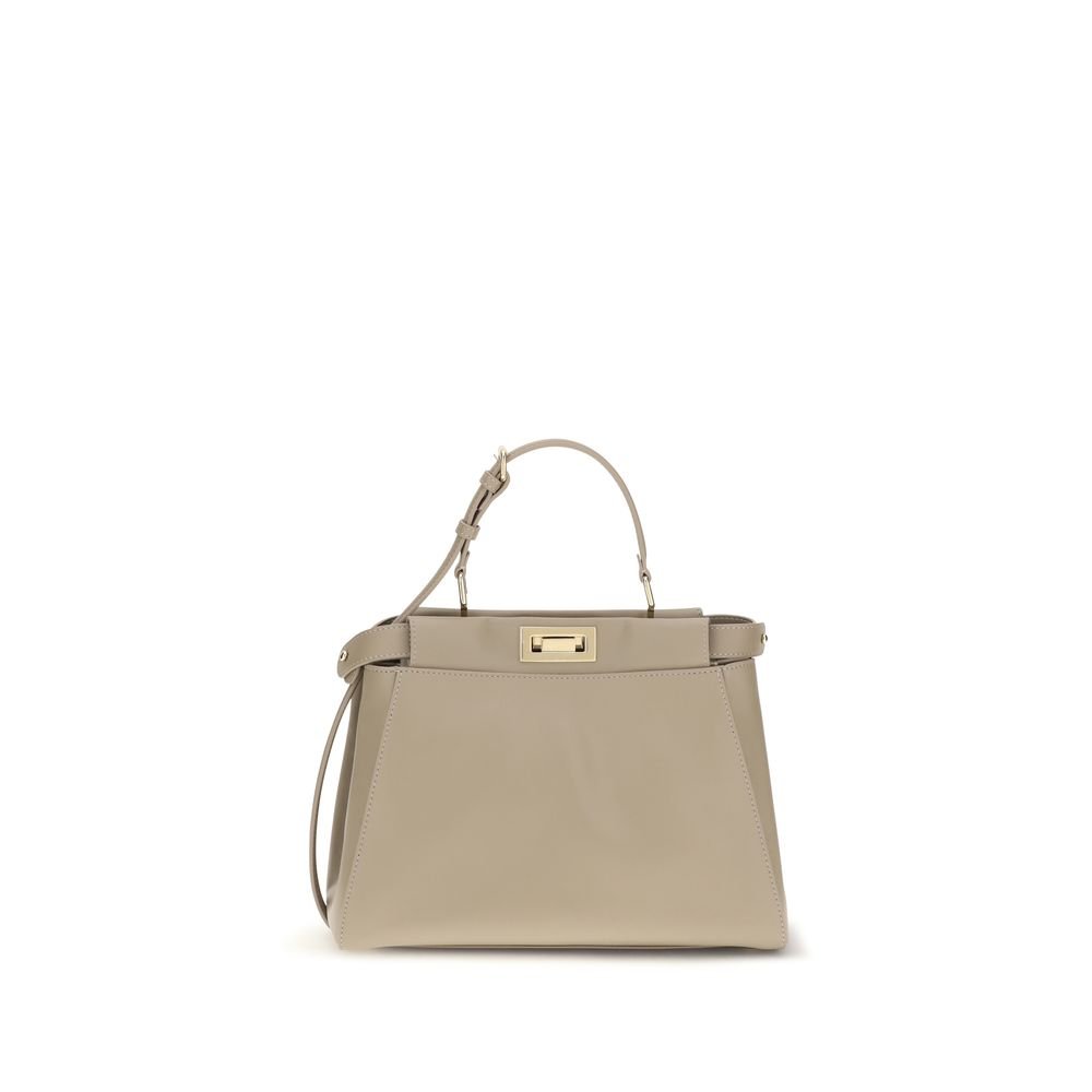 Fendi Beige kalfsleren schoudertas