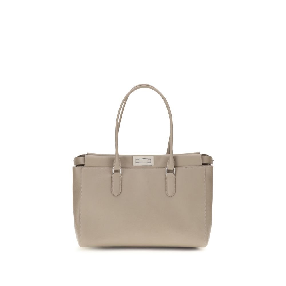 Fendi Beige kalfsleren schoudertas