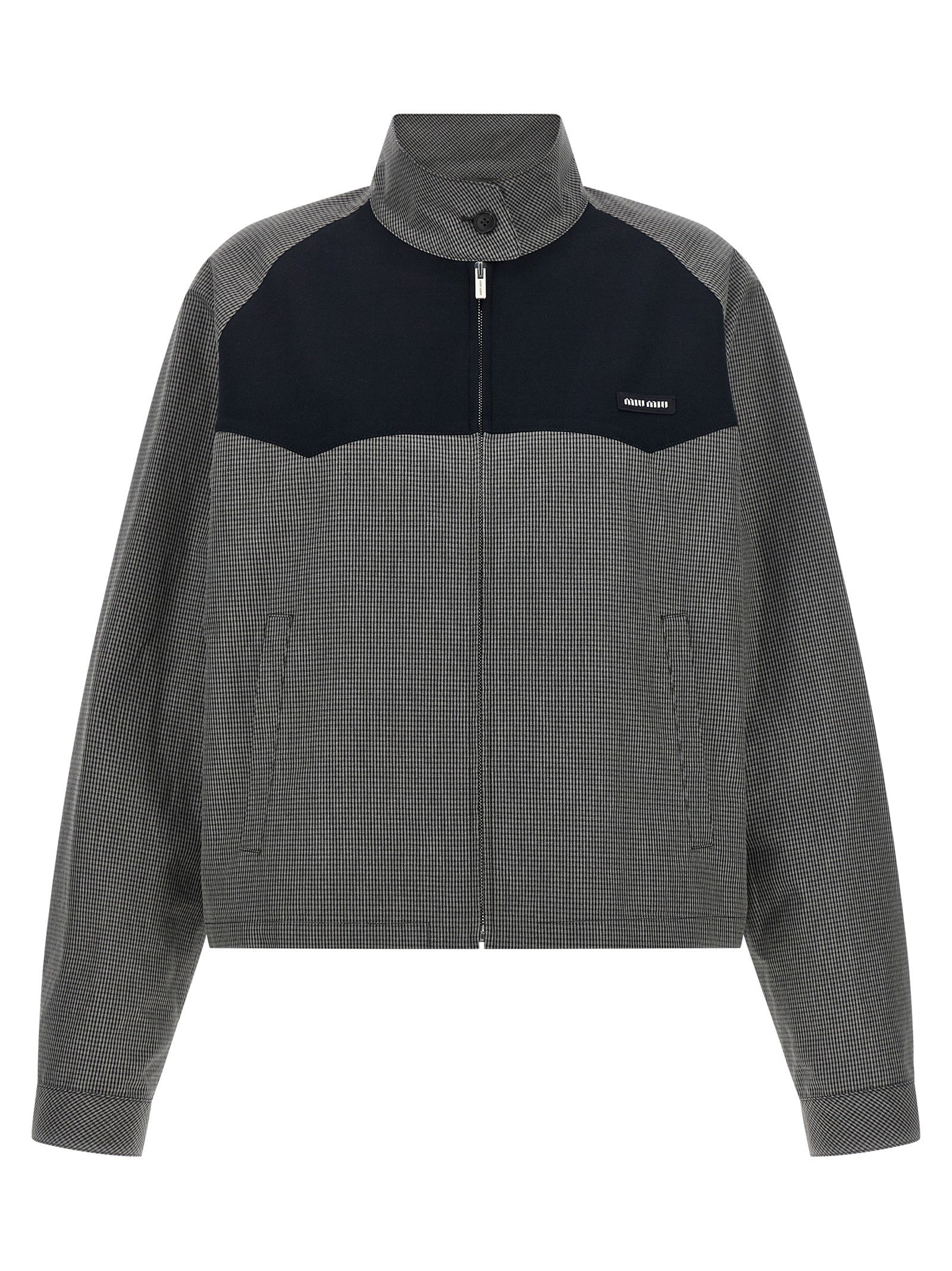 Miu Miu Blouson vichy ruitdessin
