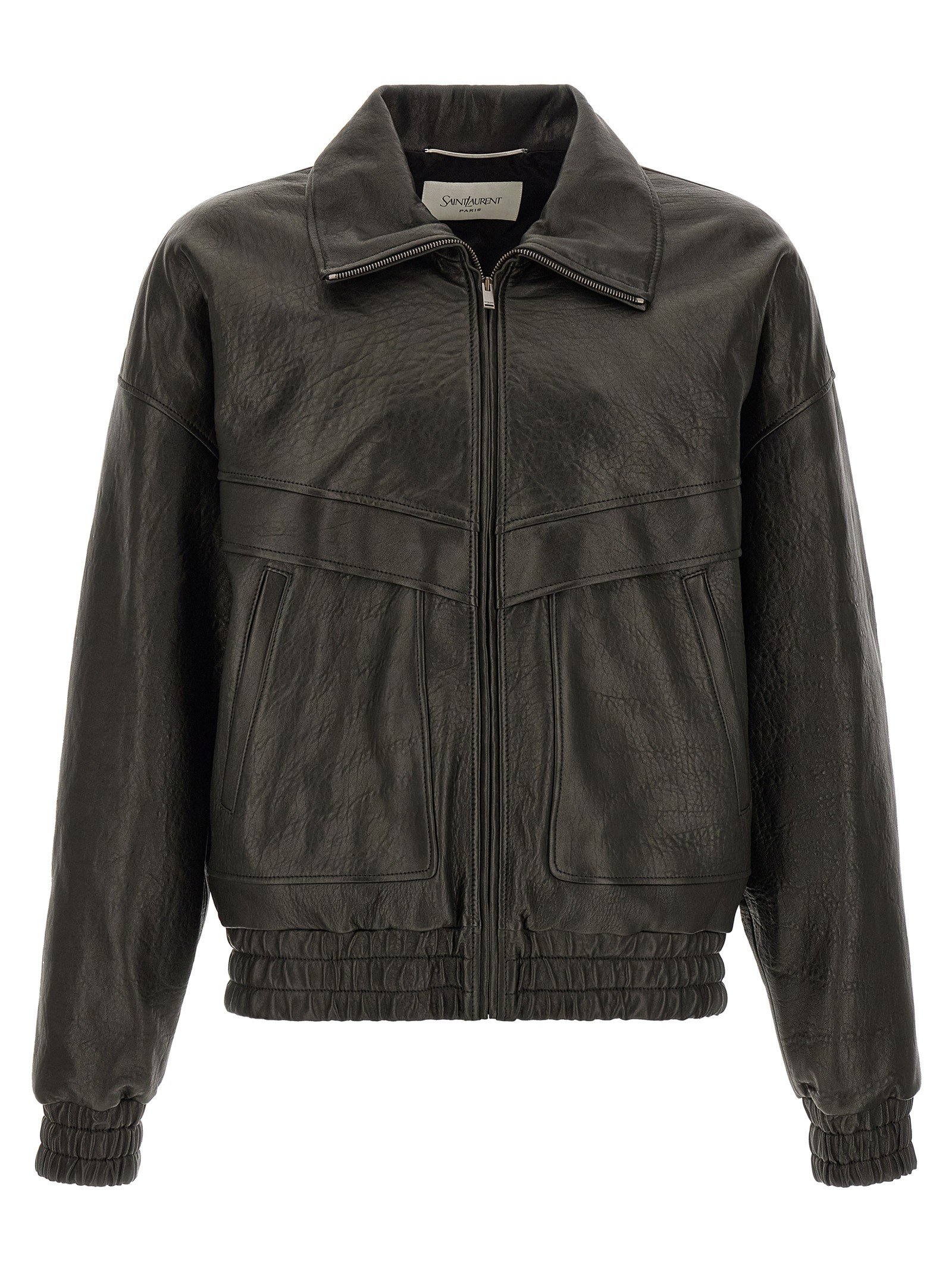 Saint Laurent Bubble leren jack