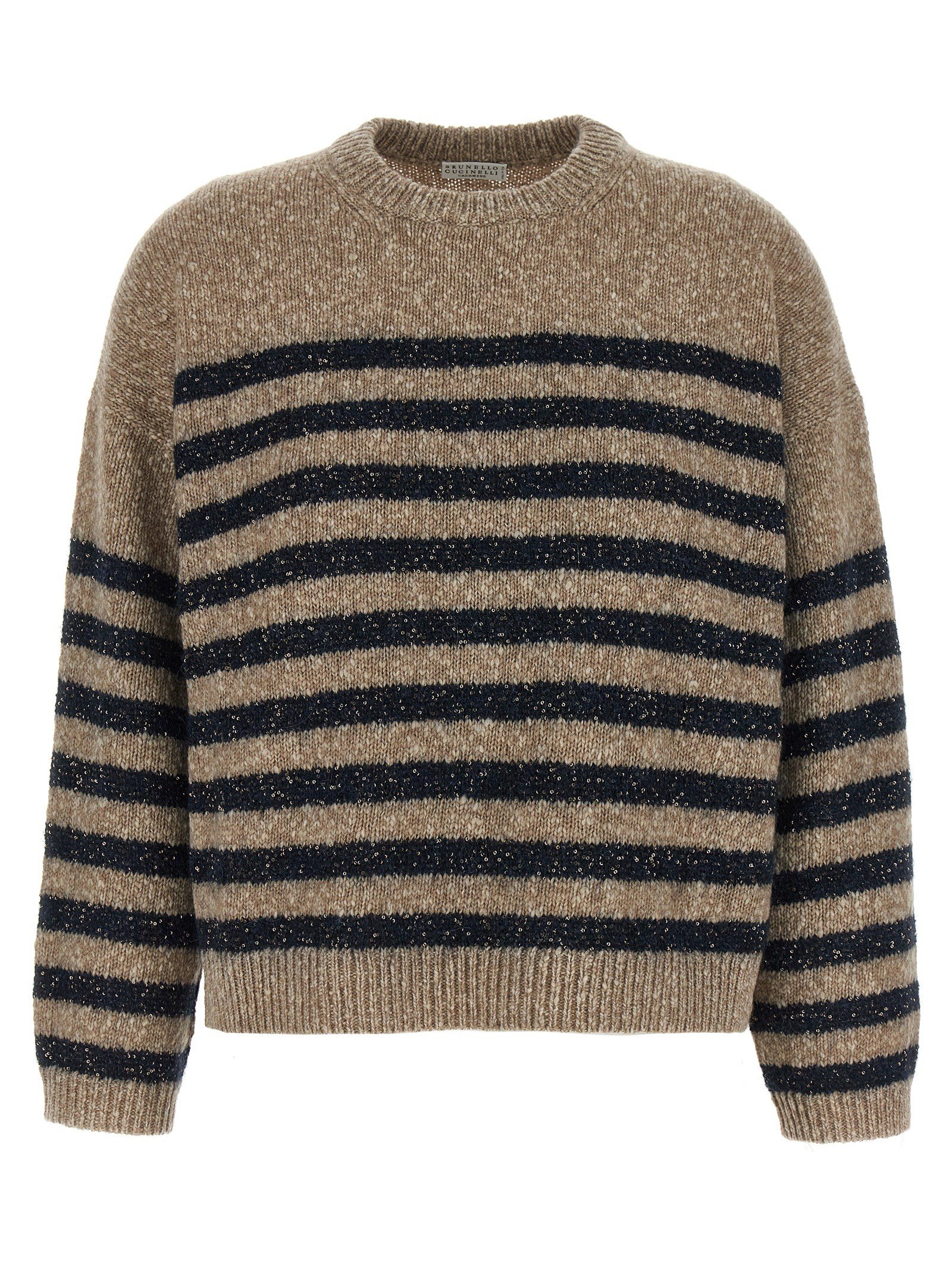 Brunello Cucinelli Dazzling Stripes trui