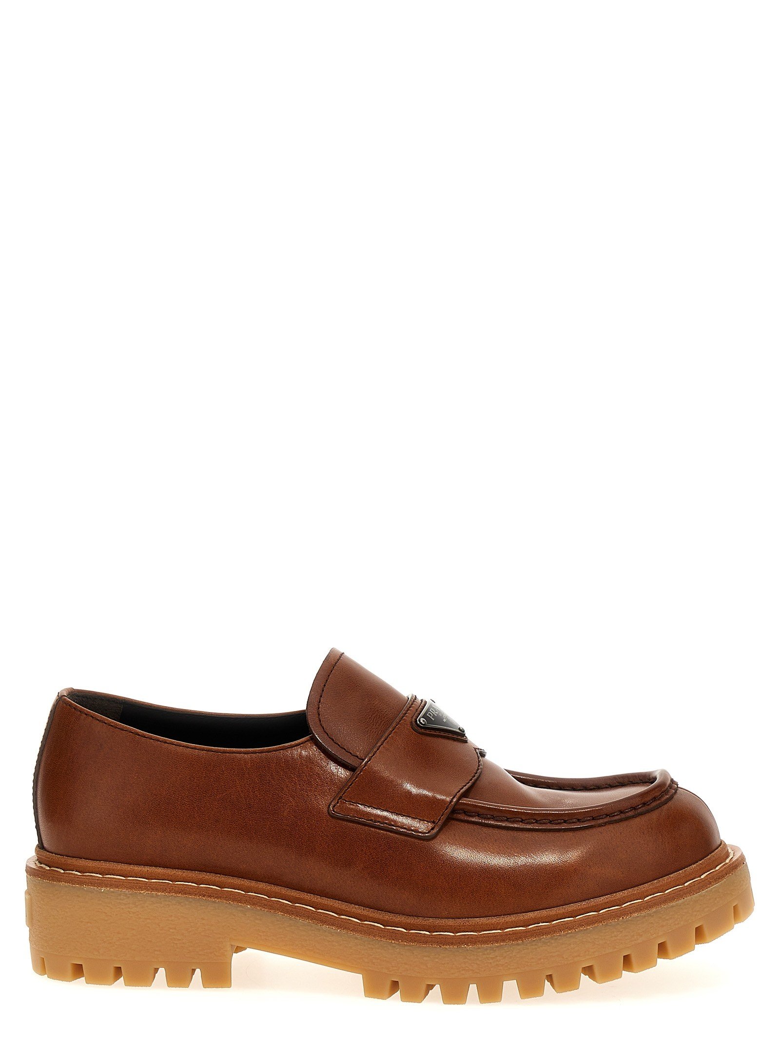 Prada Double Chocolate loafers