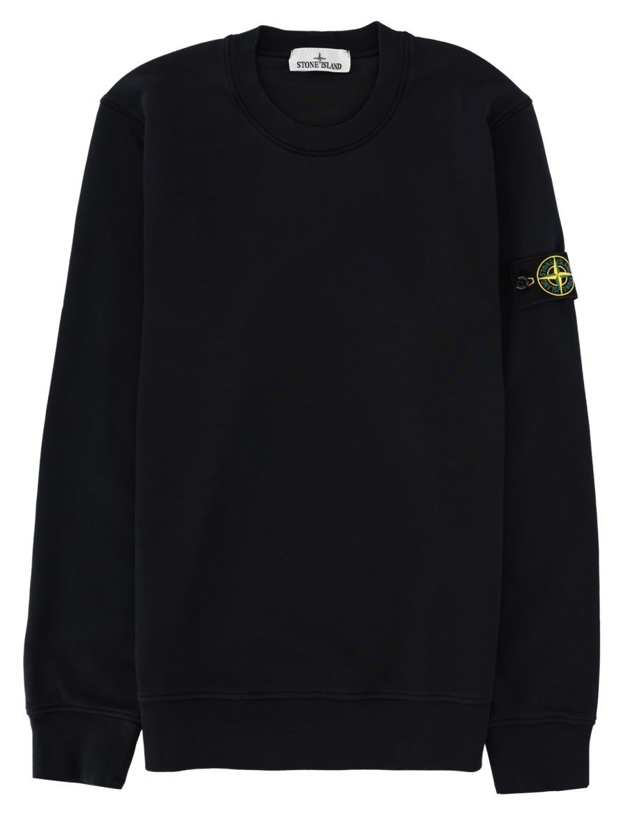 Stone Island Felpa met Patch logo