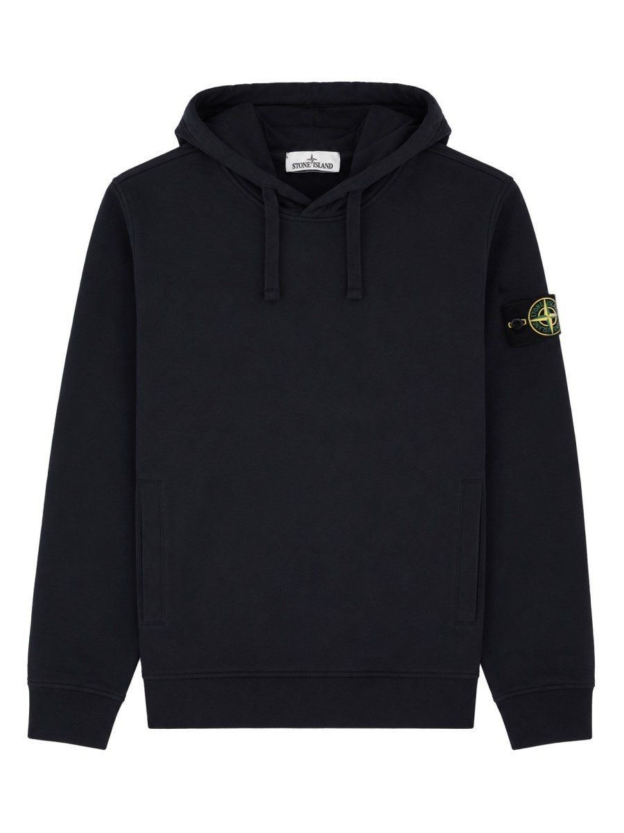 Stone Island Felpa met Patch logo