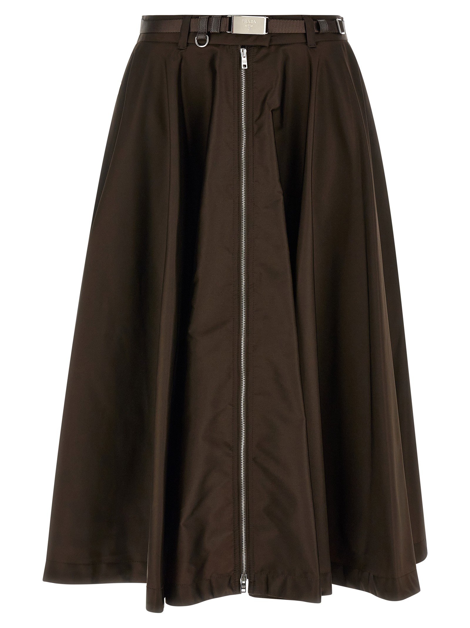 Prada Voorkant ritssluiting rok