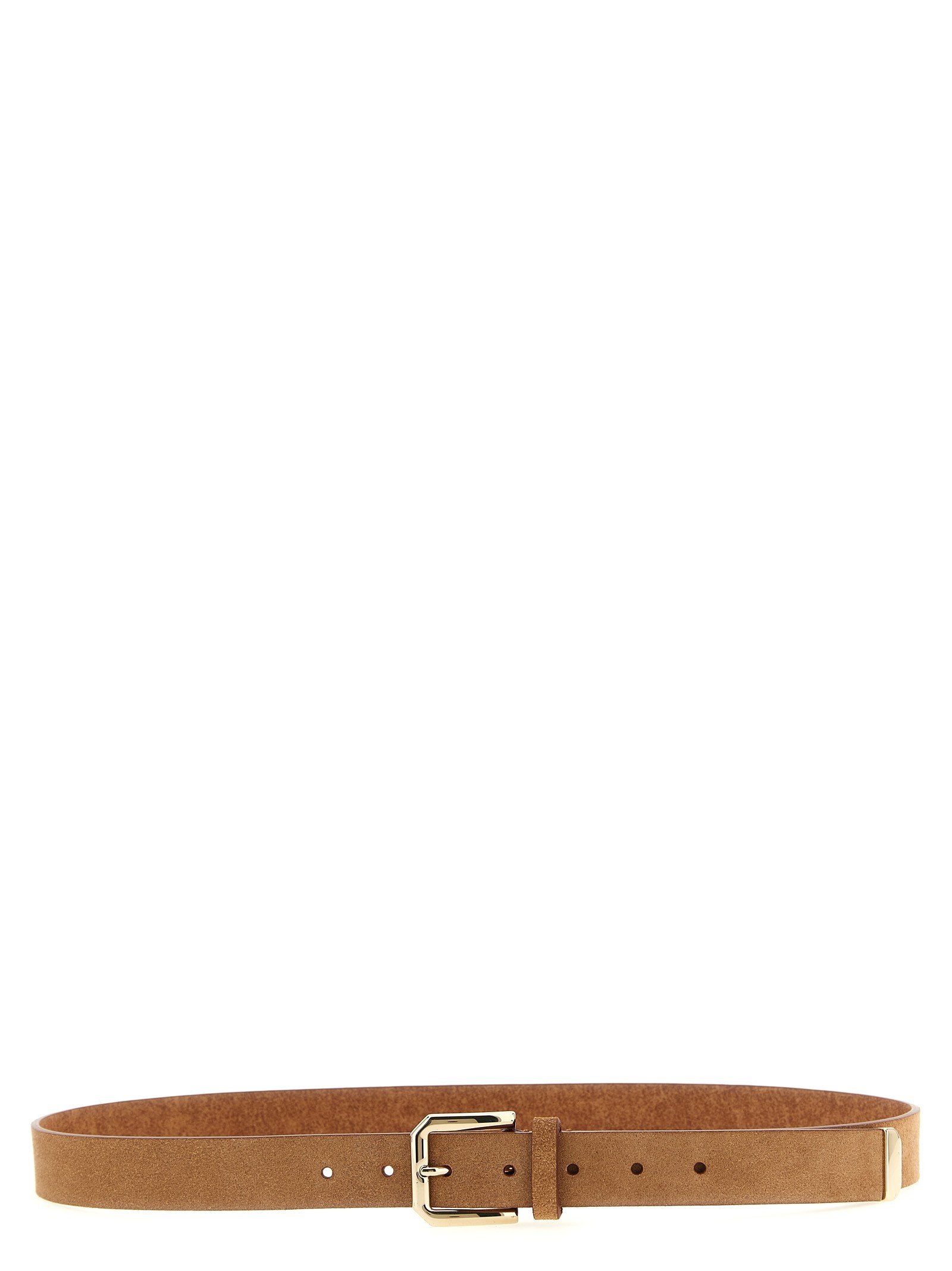 Brunello Cucinelli Omgekeerd leren riem