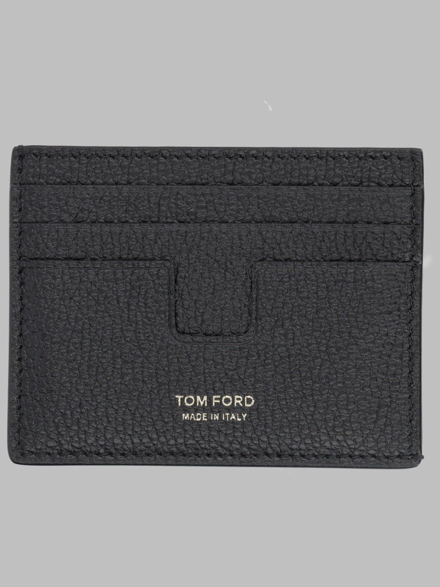 Tom Ford Portacarte T Line In Pelle