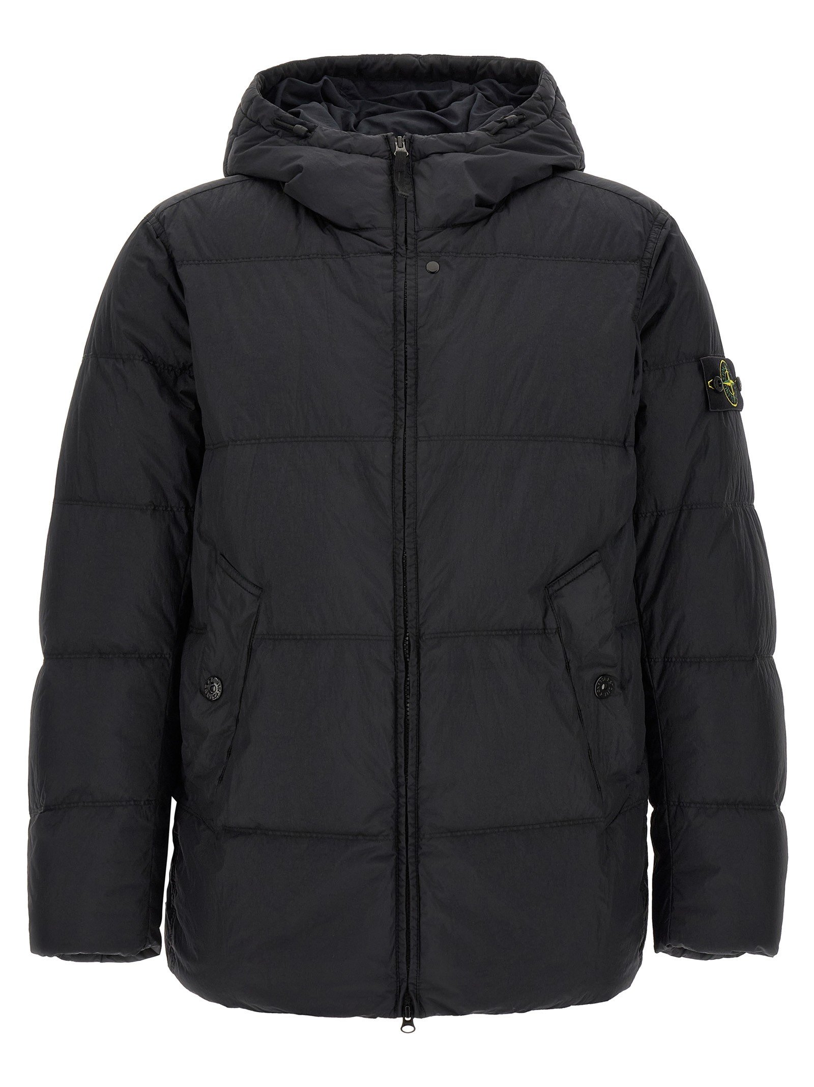 Stone Island Ruffled effect donsjas