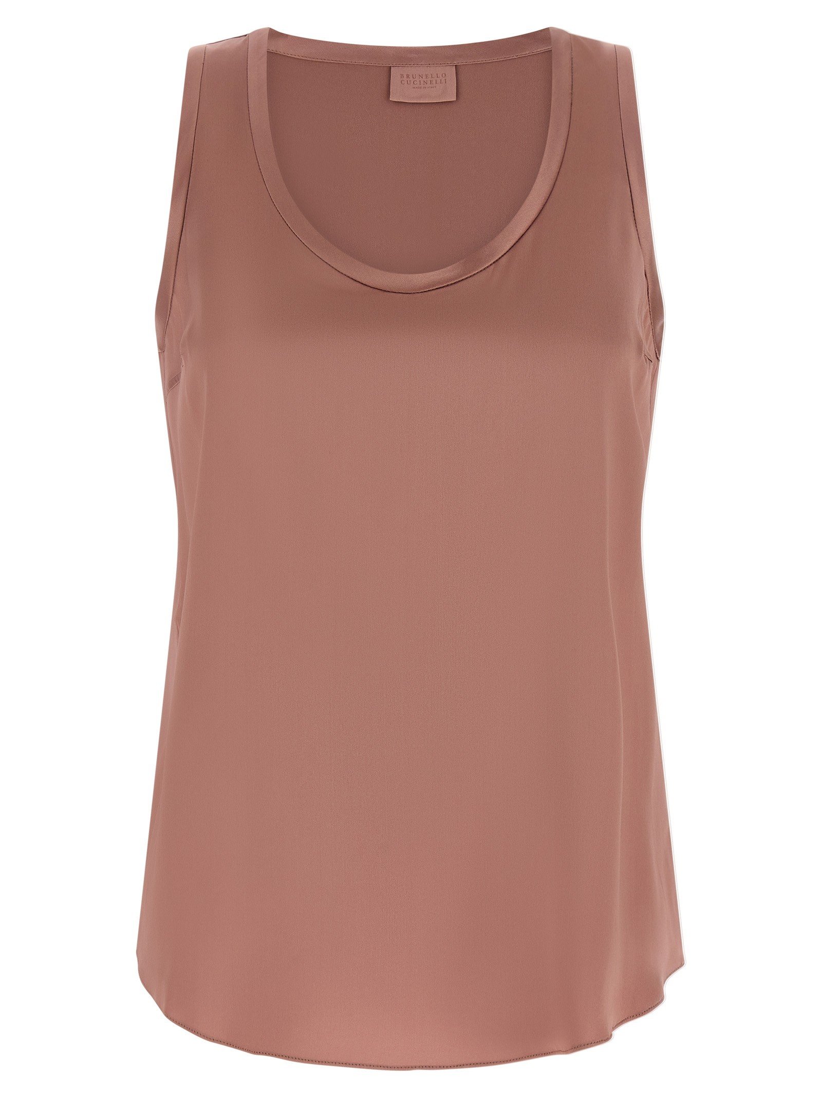 Brunello Cucinelli Satin top