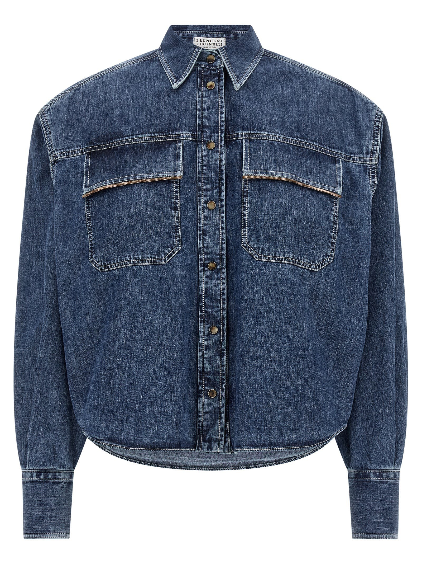 Brunello Cucinelli Shiny zak overhemd