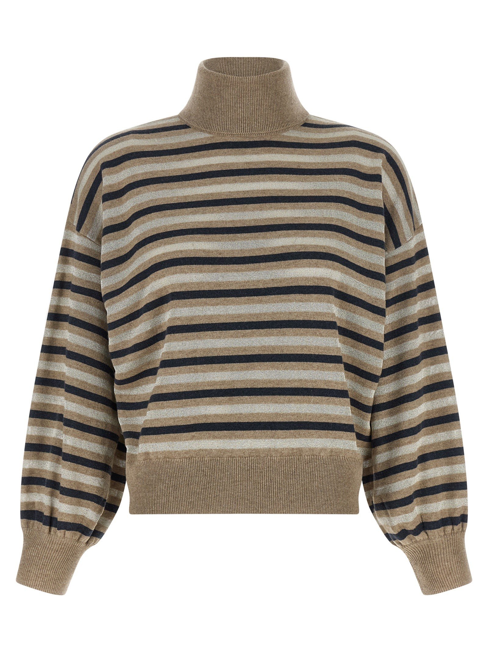 Brunello Cucinelli Sparkling Stripes trui