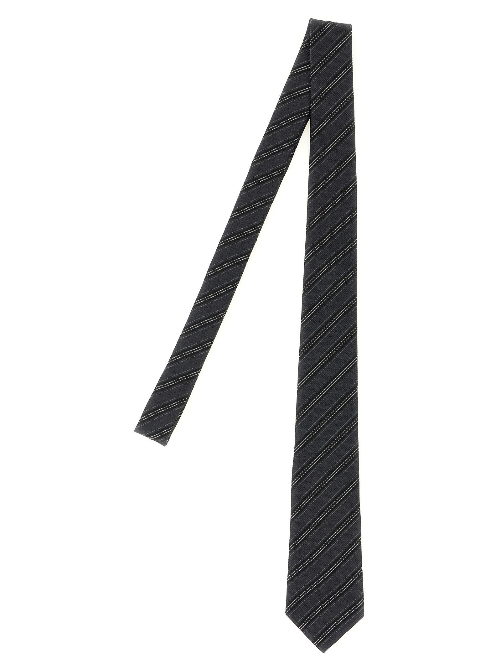 Saint Laurent Striped stropdas
