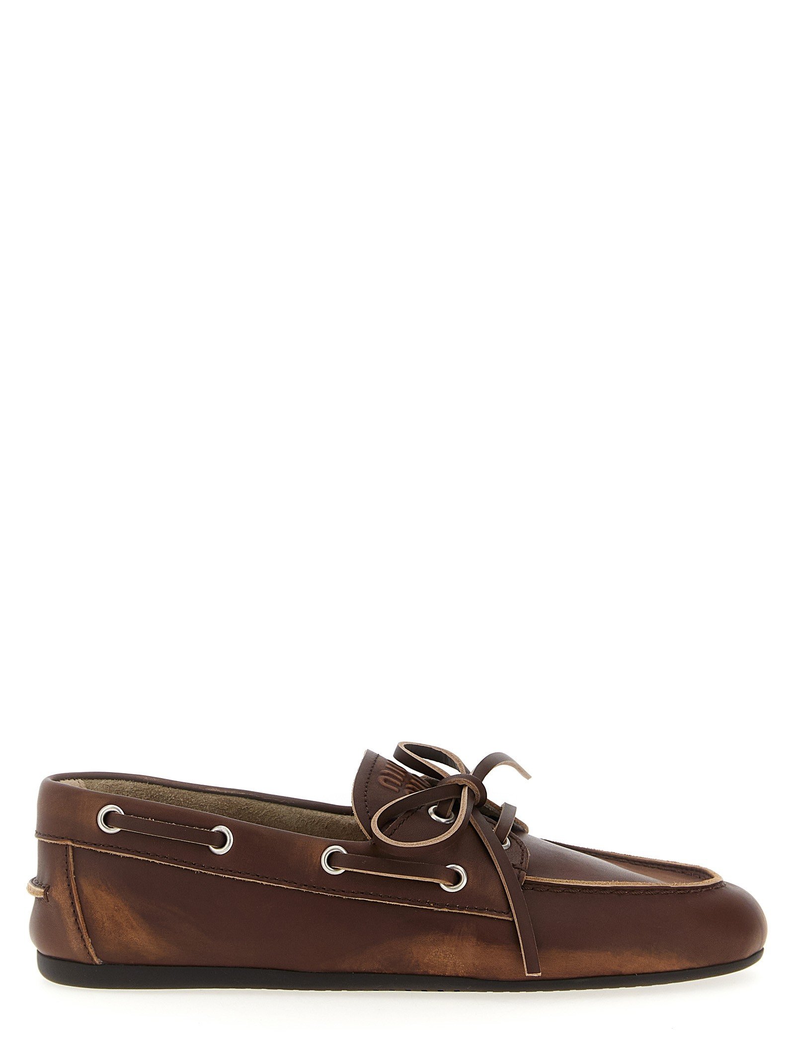 Miu Miu Vintage boat shoe