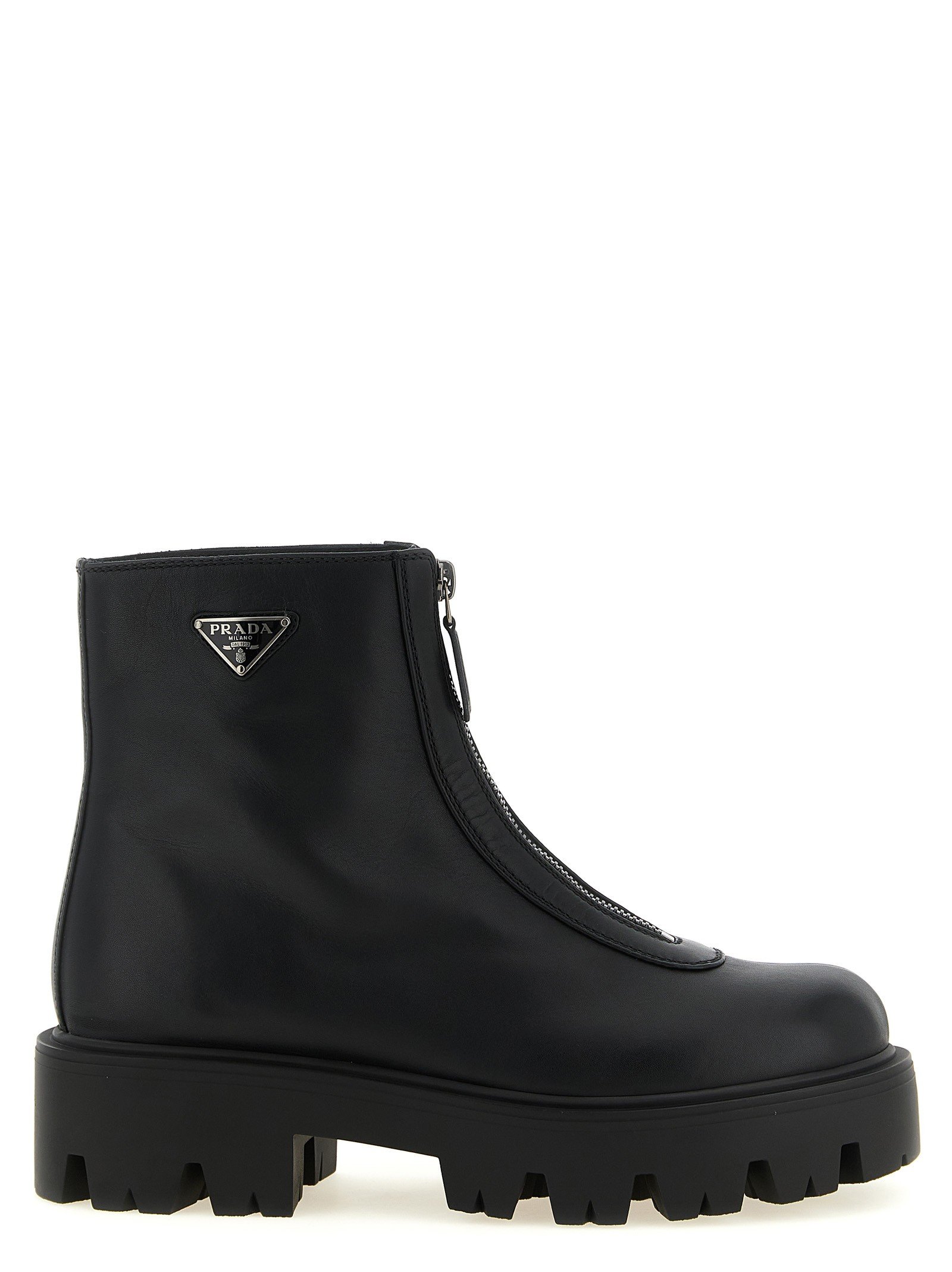 Prada Zipped enkellaarzen